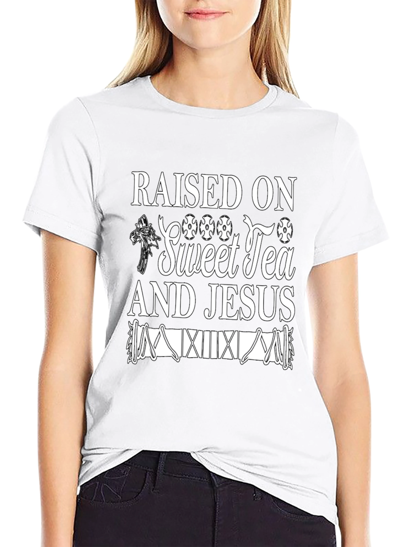 Raised on Sweet Tea & Jesus T-Shirt