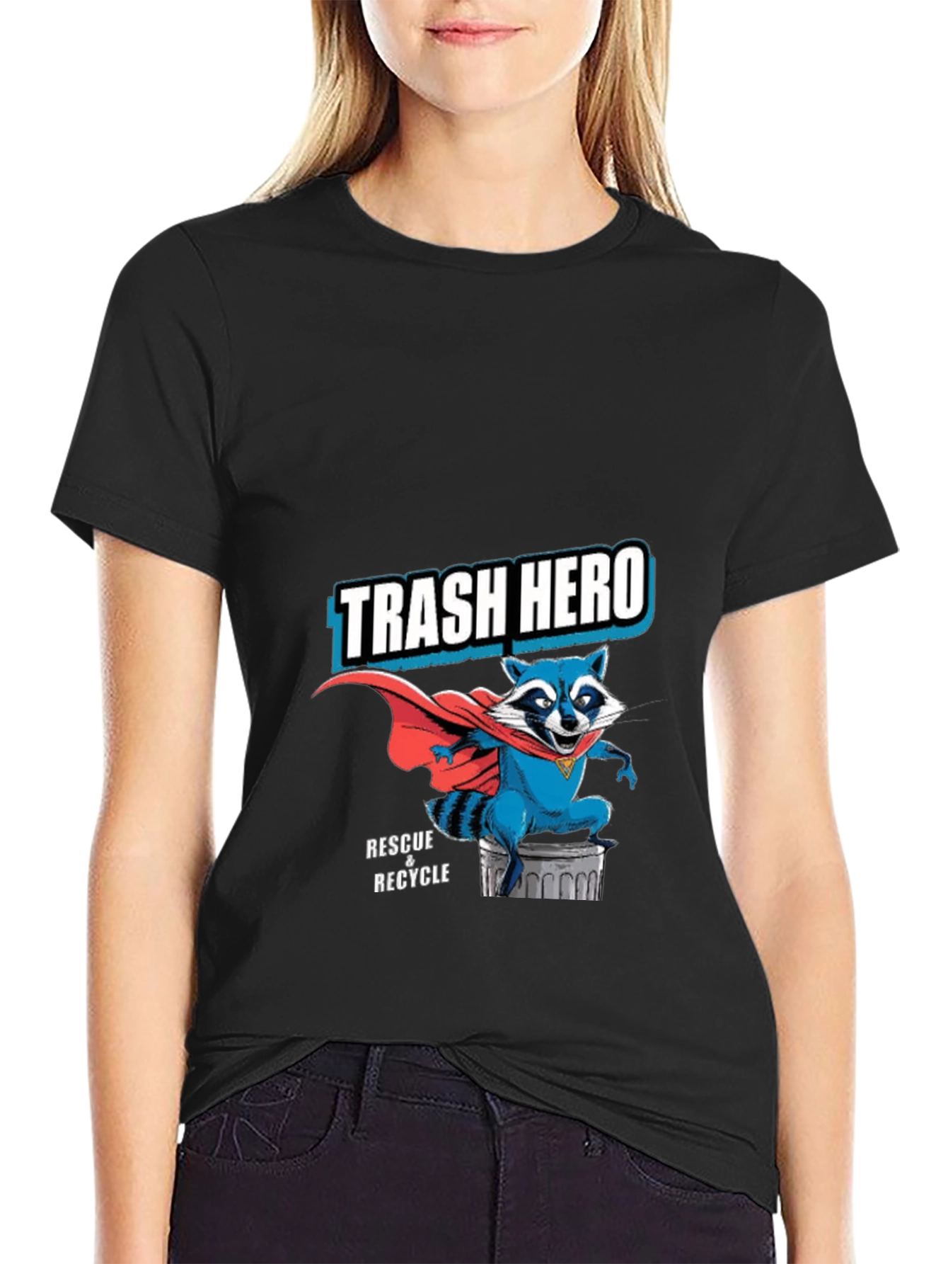 Trash Hero Raccoon T-Shirt - Rescue & Recycle