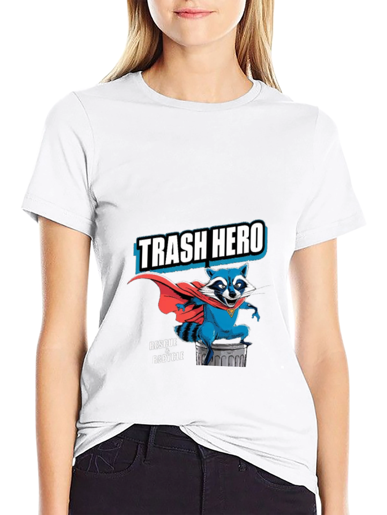 Trash Hero Raccoon T-Shirt - Rescue & Recycle