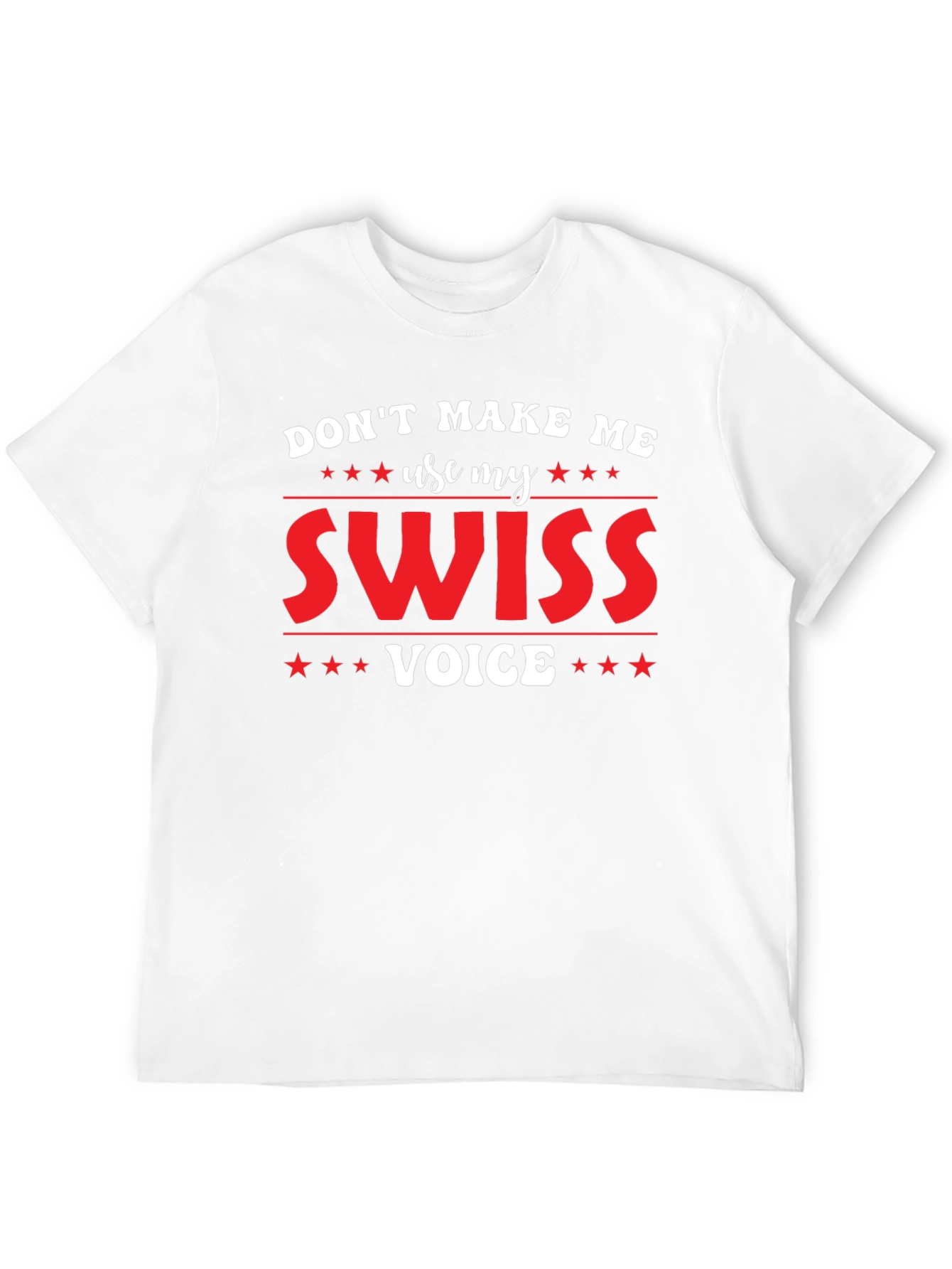 Swiss Voice T-Shirt - Funny Novelty Tee