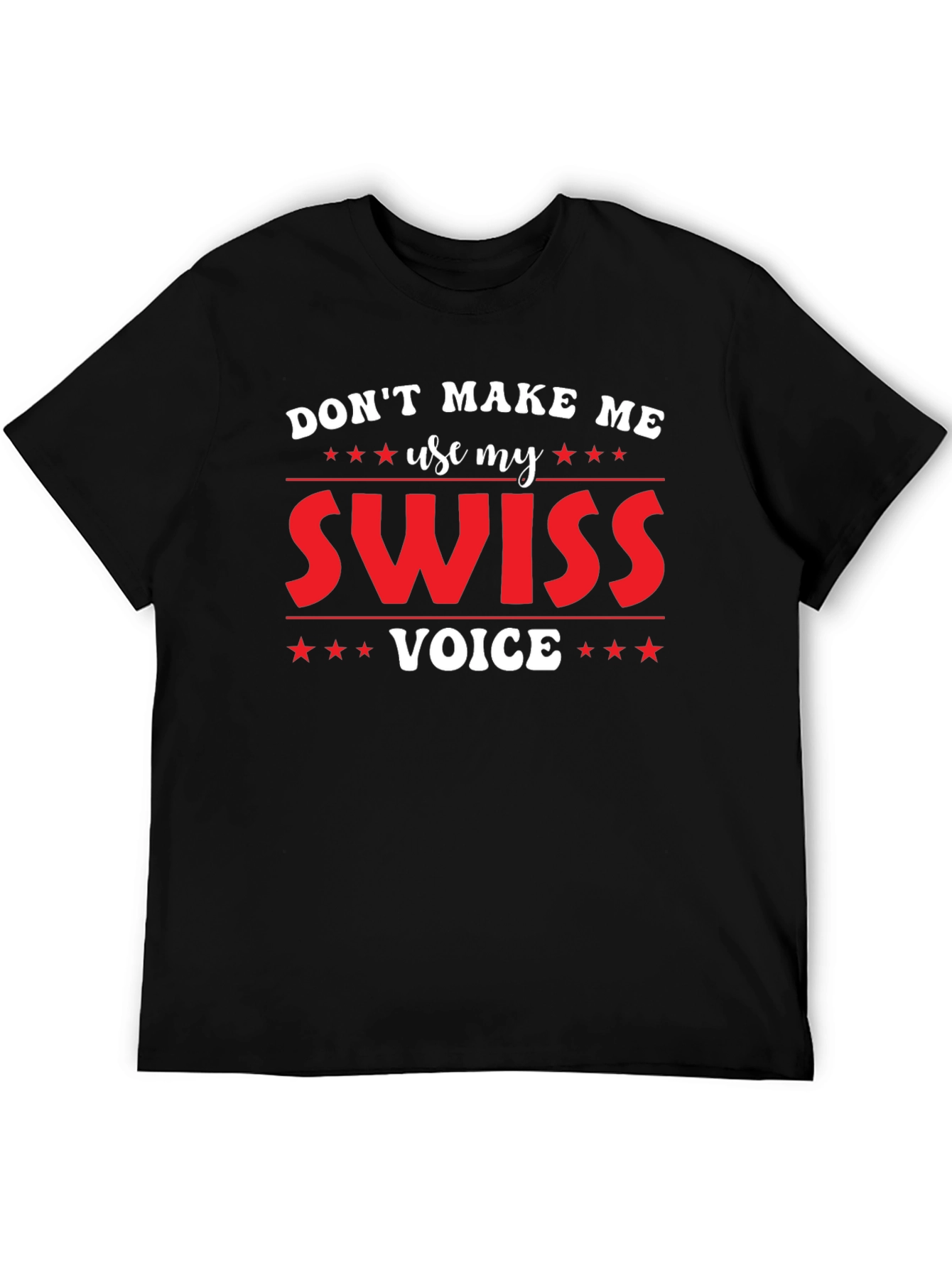 Swiss Voice T-Shirt - Funny Novelty Tee