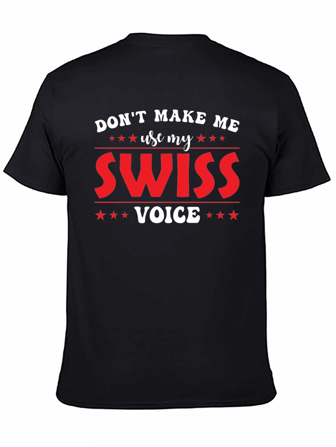 Swiss Voice T-Shirt - Funny Novelty Tee