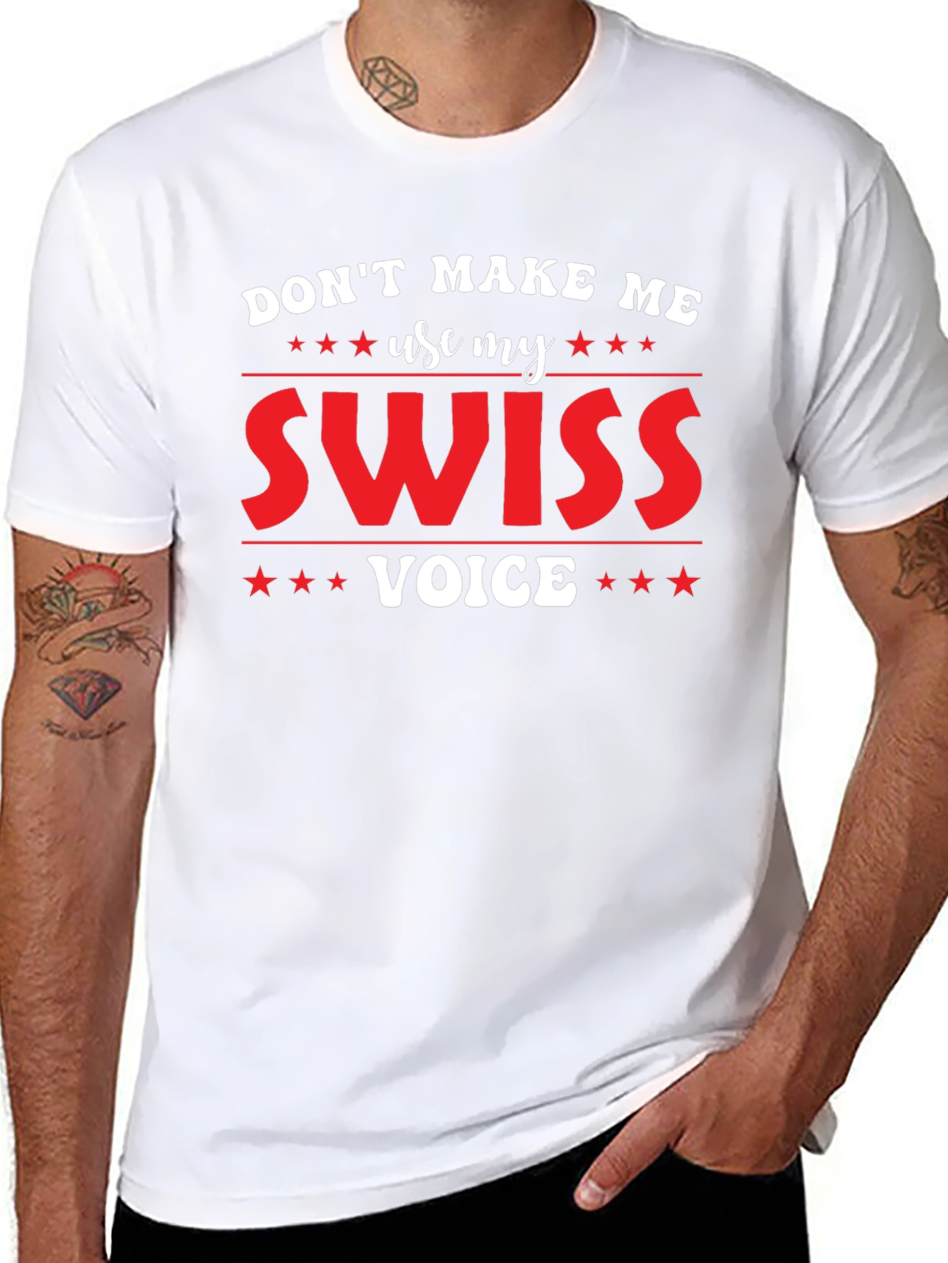 Swiss Voice T-Shirt - Funny Novelty Tee