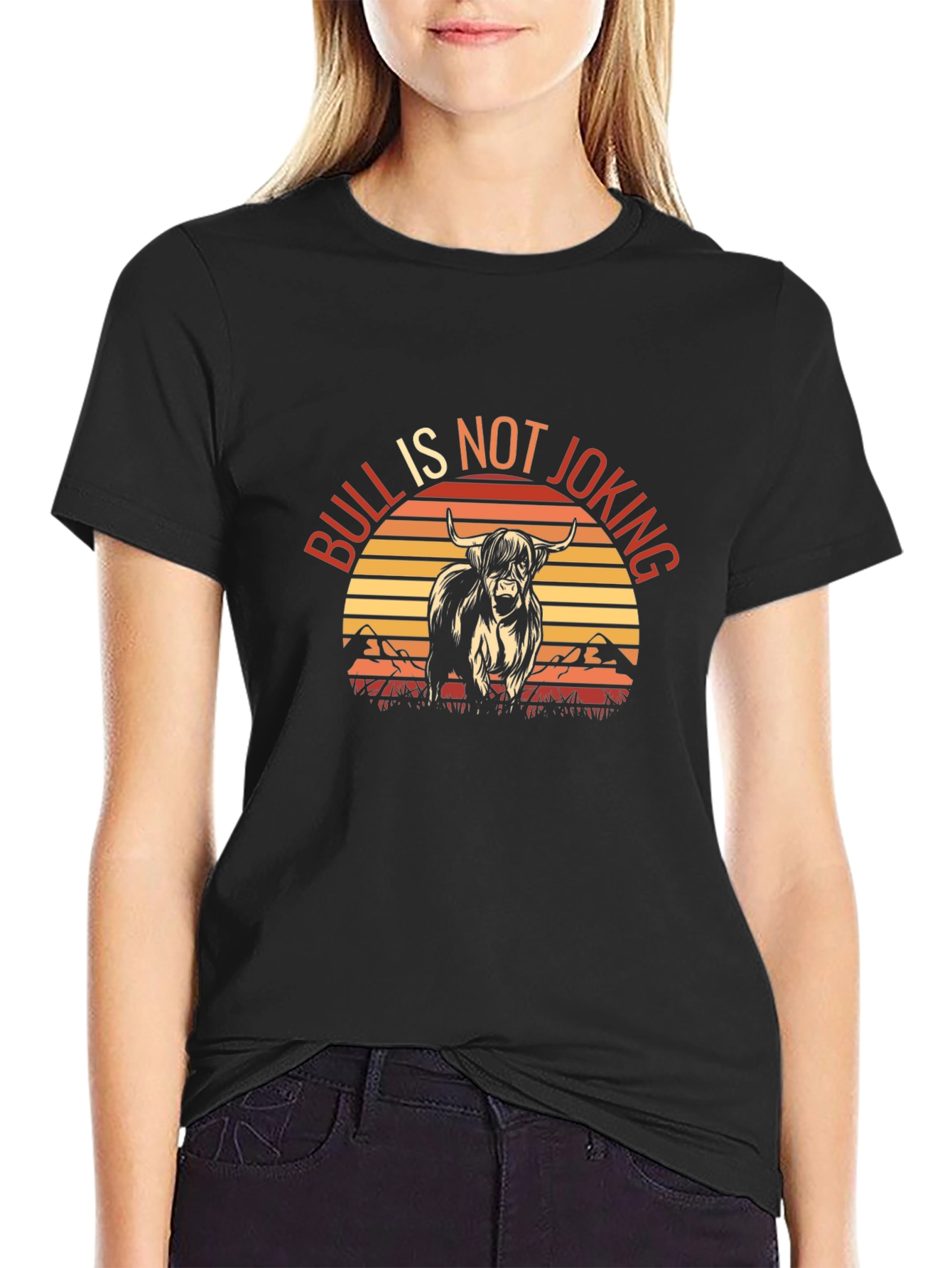 Bull is Not Joking Graphic T-Shirt