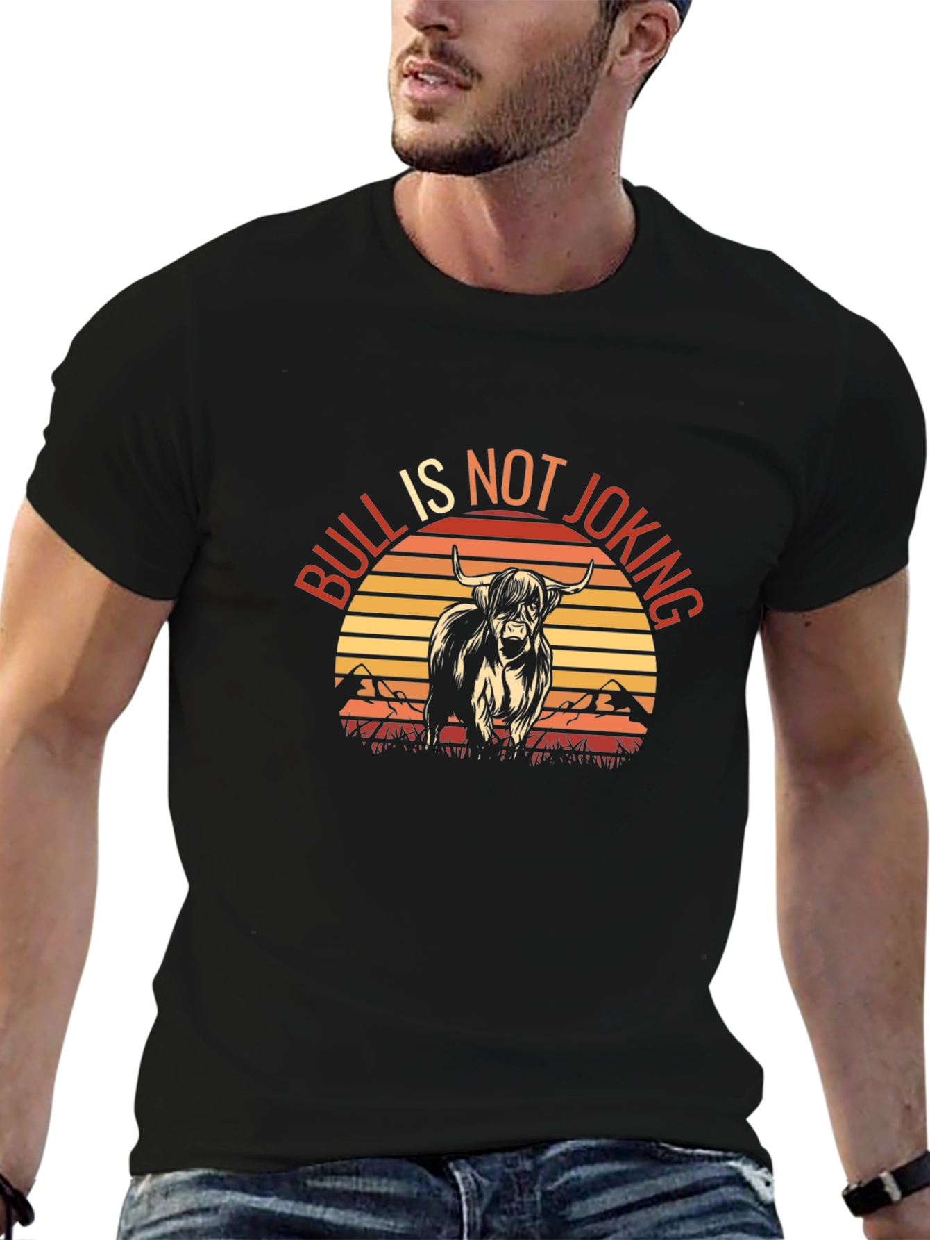 Bull is Not Joking Graphic T-Shirt