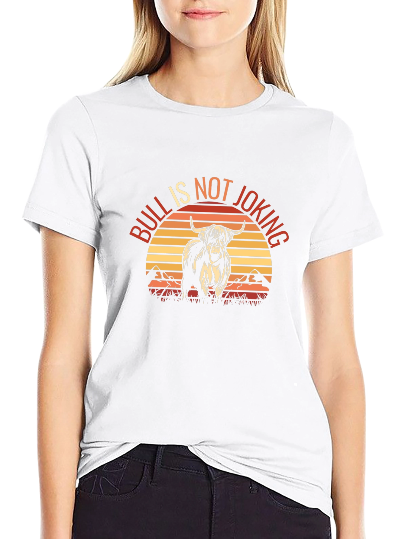 Bull is Not Joking Graphic T-Shirt