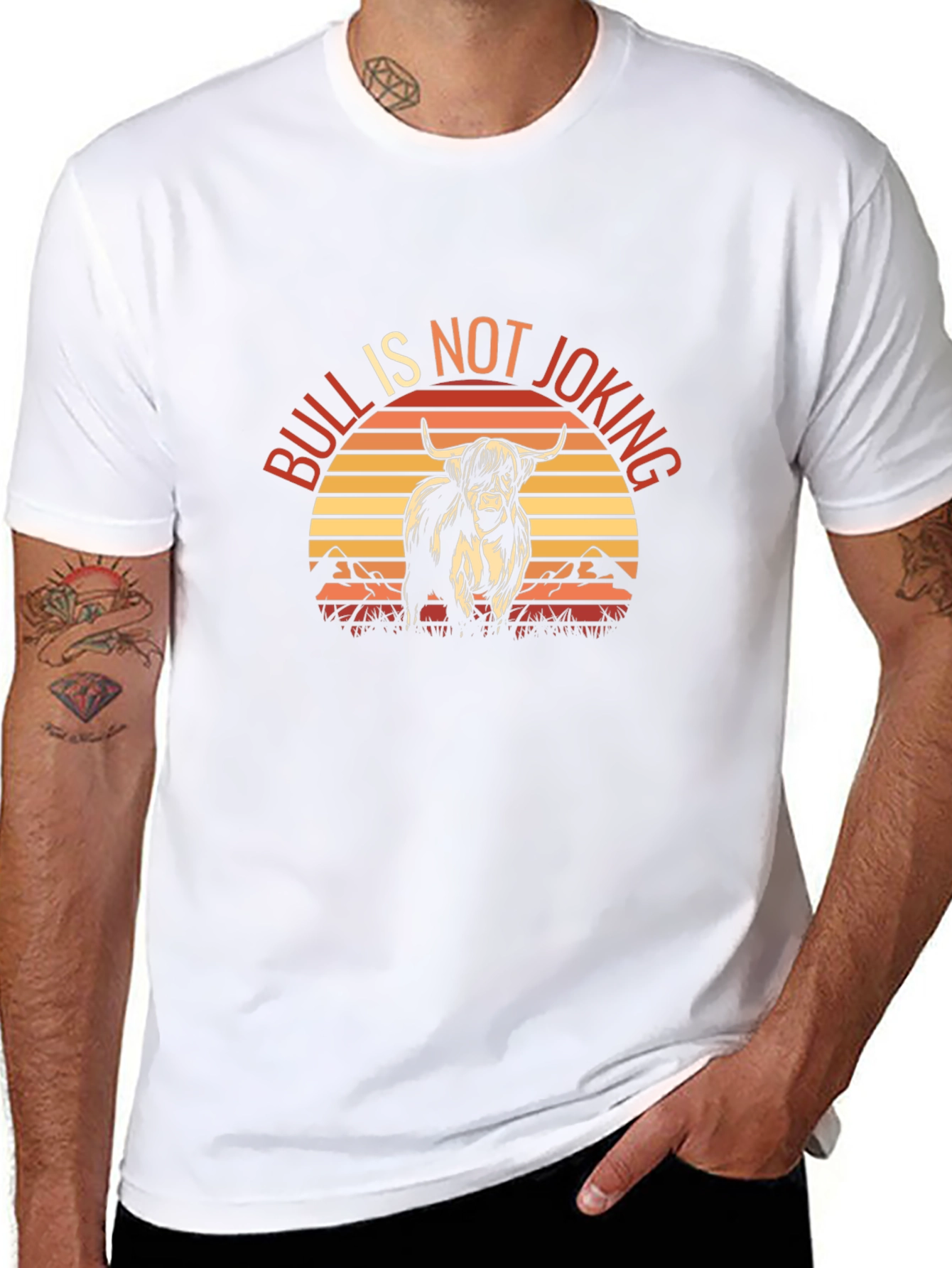 Bull is Not Joking Graphic T-Shirt