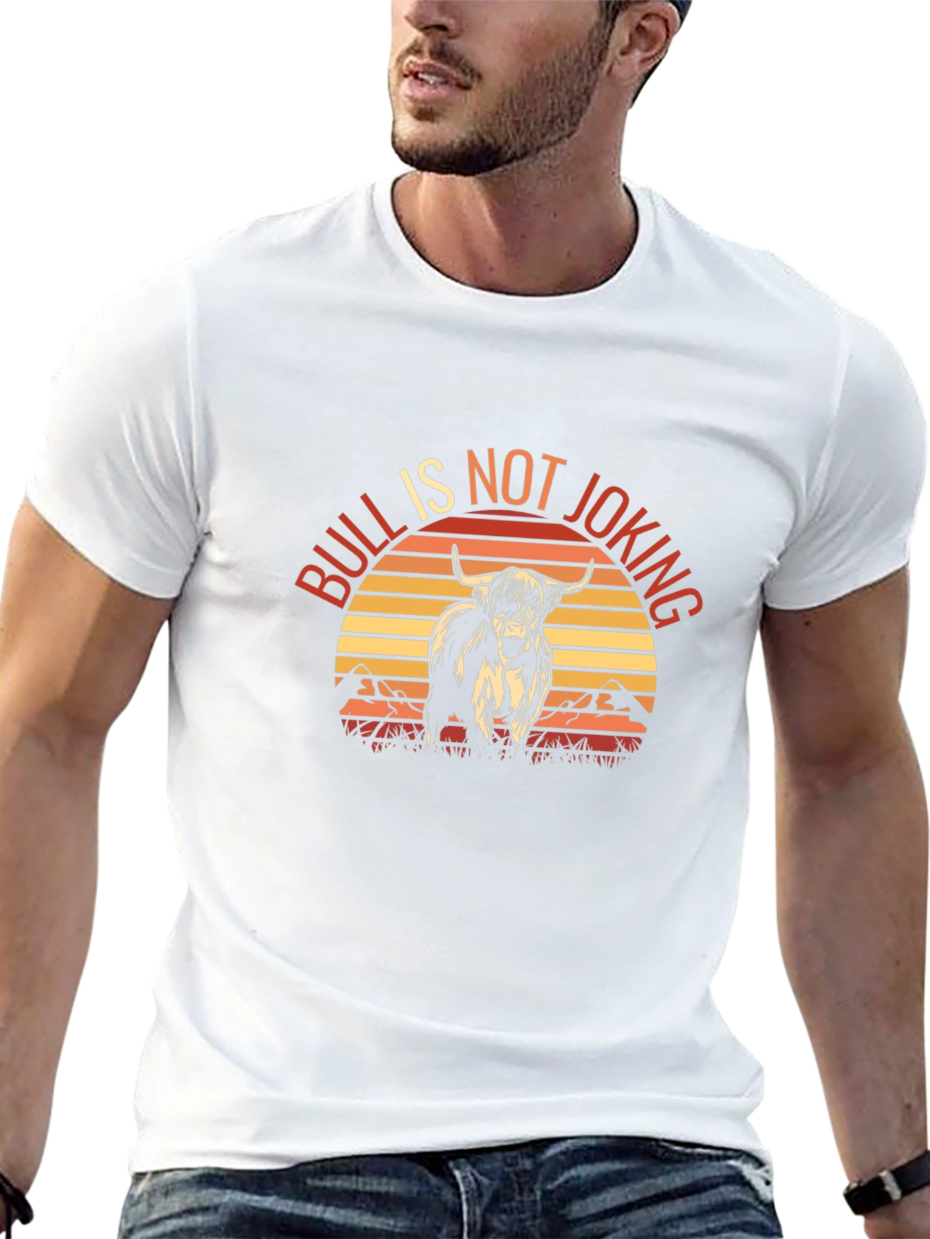 Bull is Not Joking Graphic T-Shirt
