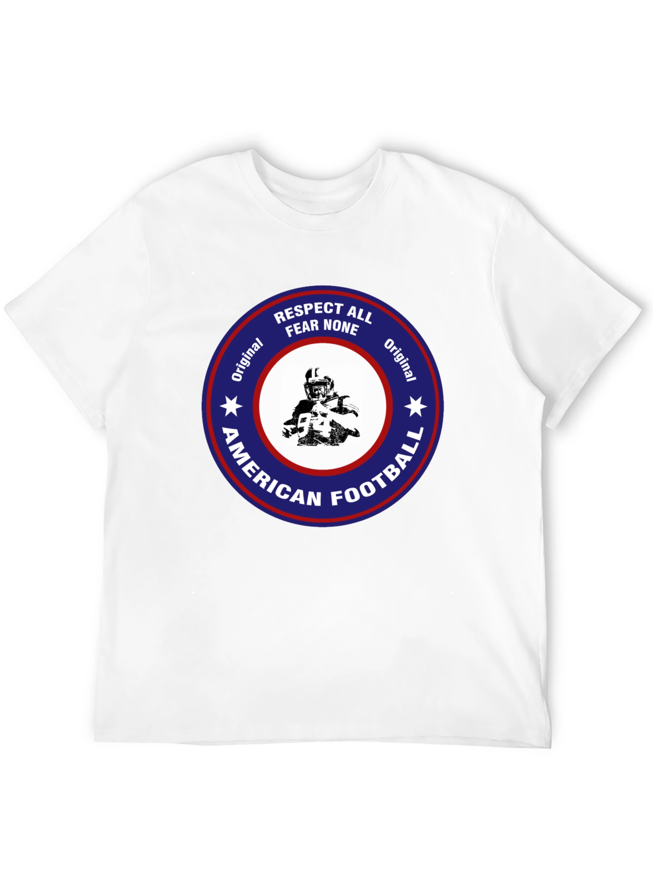 American Football Tee - Respect All Fear None