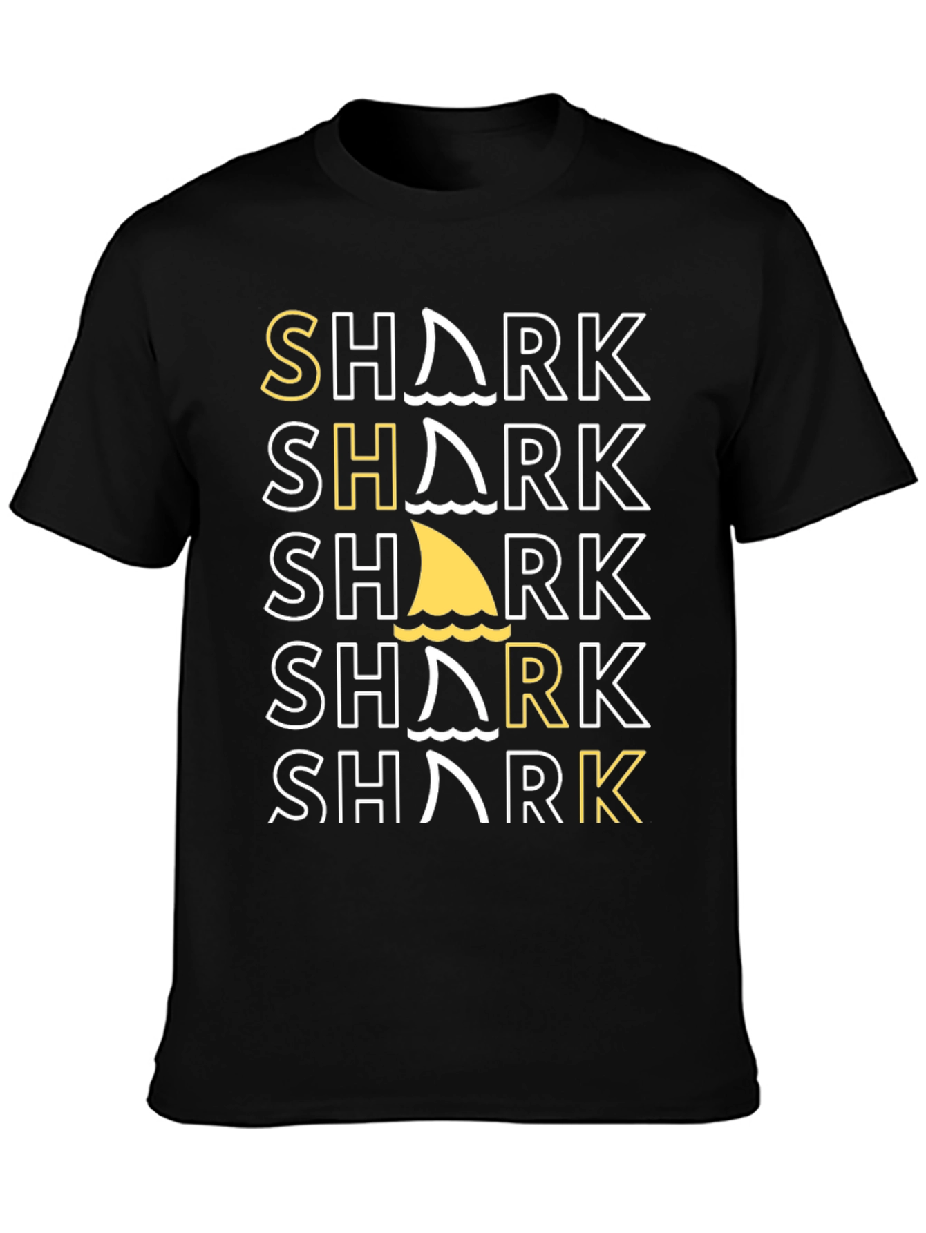 Shark Graphic Tee - Stylish Novelty T-Shirt