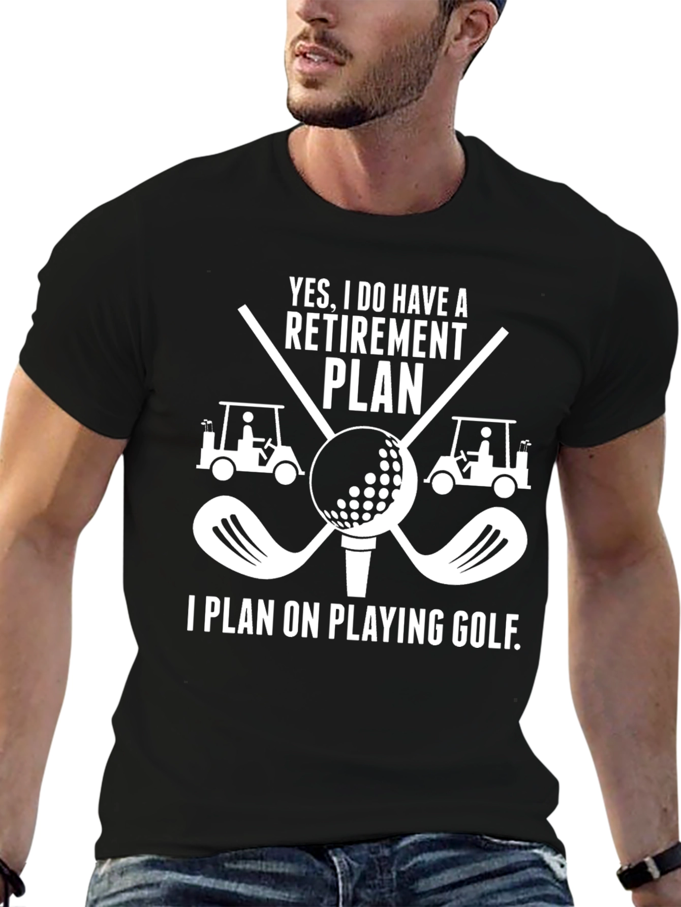 Retirement Plan Golf T-Shirt