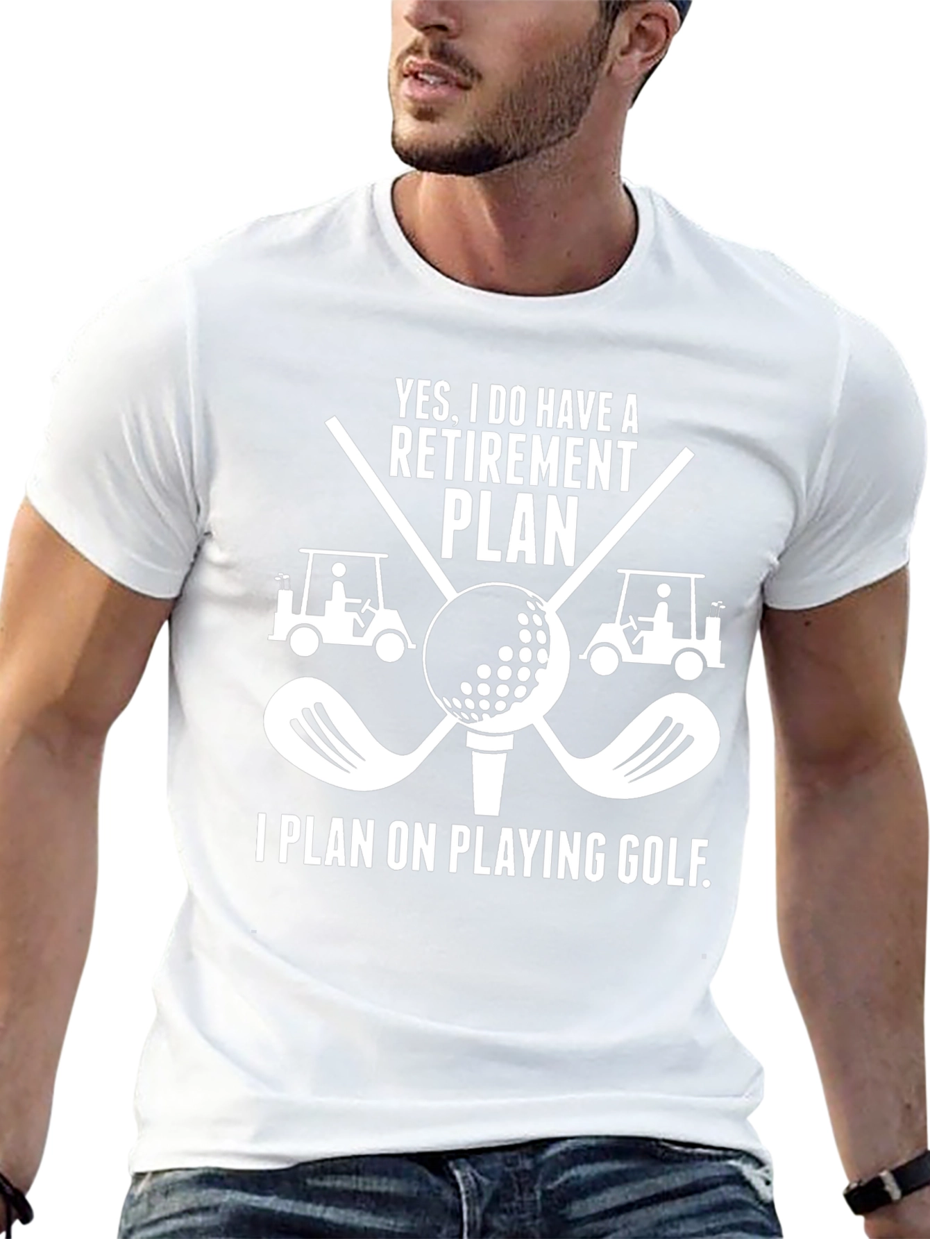 Retirement Plan Golf T-Shirt