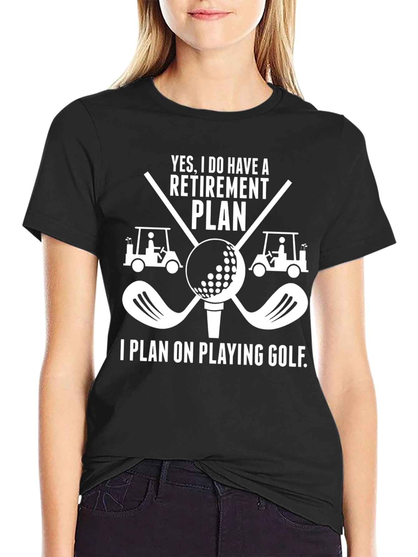 Retirement Plan Golf T-Shirt