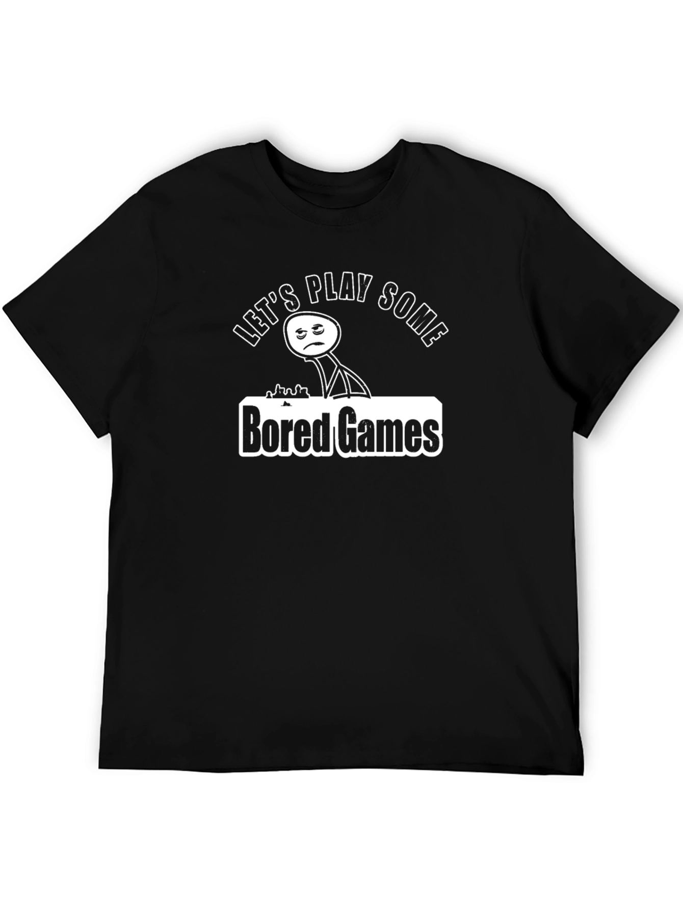 Bored Games Graphic T-Shirt - Playful Design