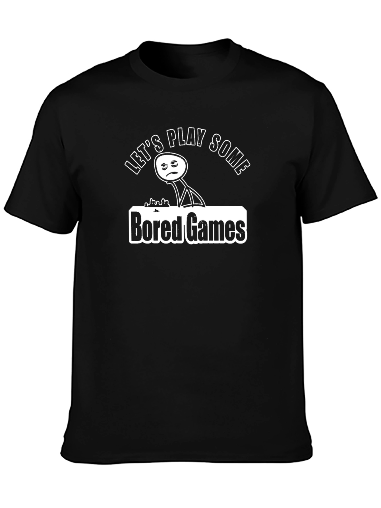 Bored Games Graphic T-Shirt - Playful Design