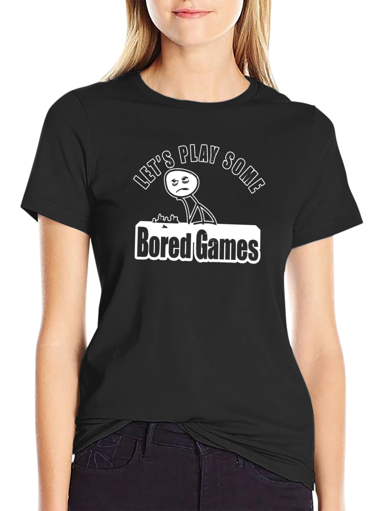 Bored Games Graphic T-Shirt - Playful Design
