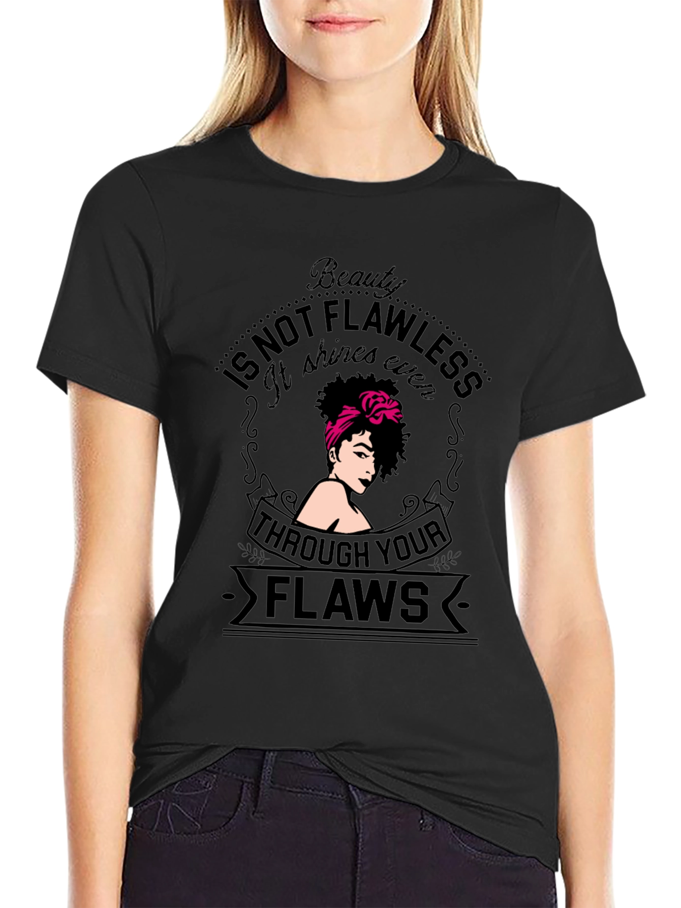Beauty Not Flawless Graphic T-Shirt