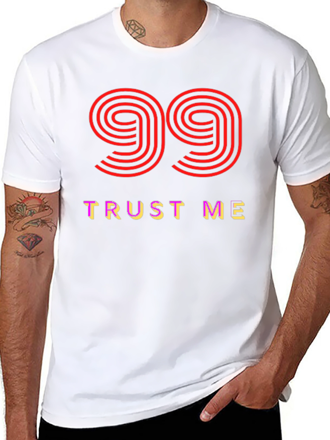 Trust Me 99 Graphic Tee - Soft Cotton Blend