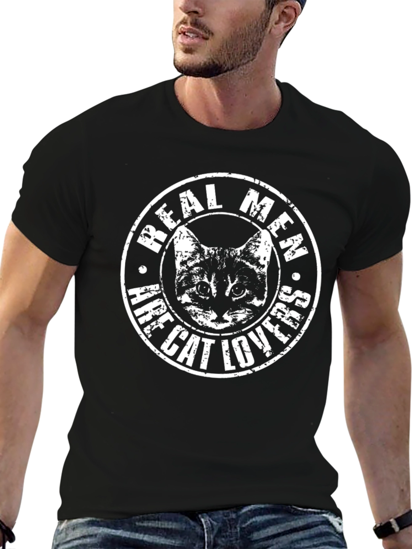 Real Men Are Cat Lovers T-Shirt