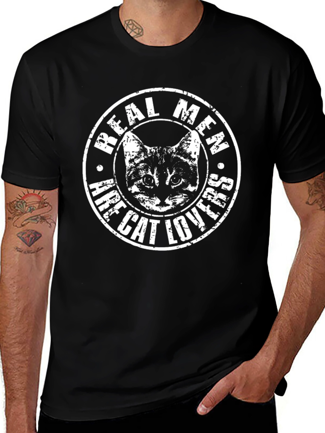 Real Men Are Cat Lovers T-Shirt