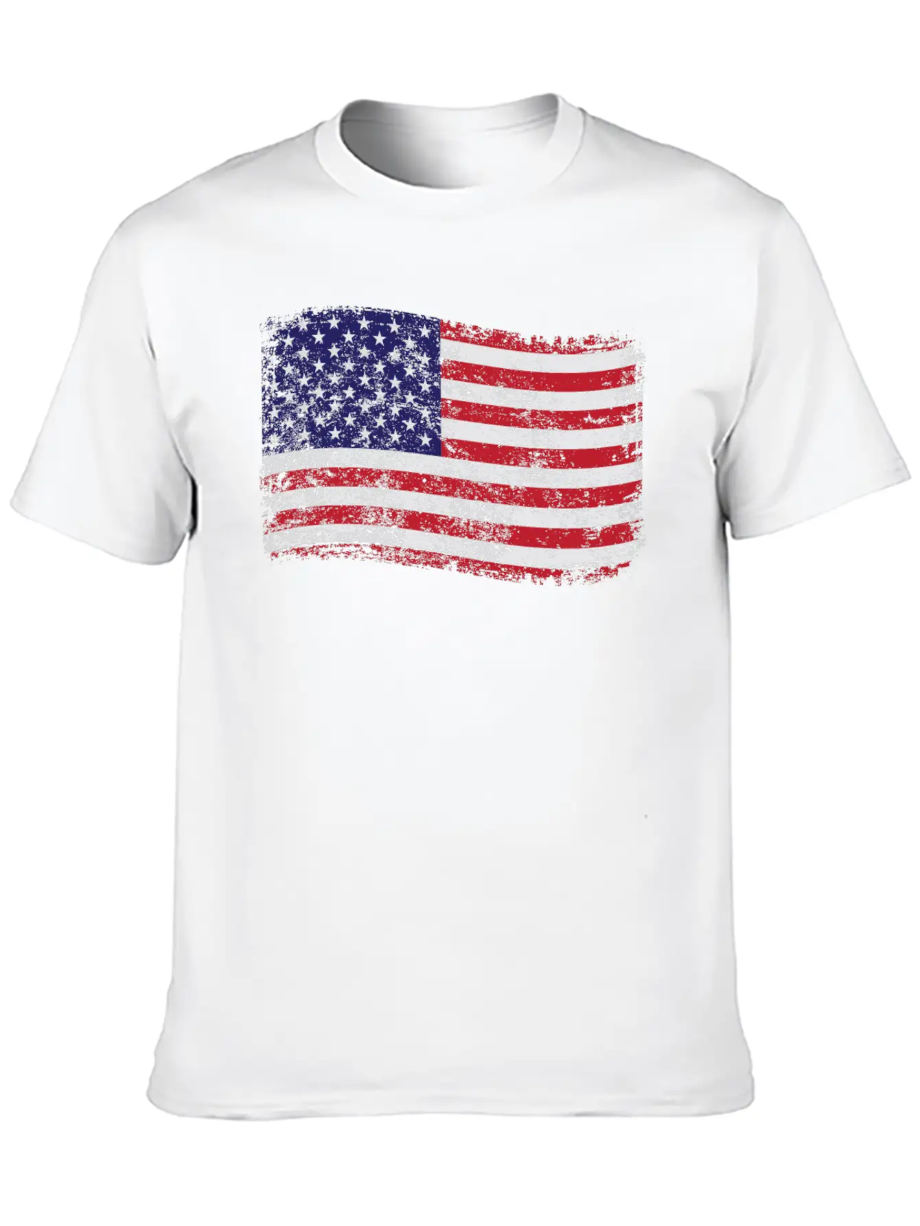 American Flag Shirt Lightweight Cotton T-Shirt – Daily Comfort Graphic Shirt