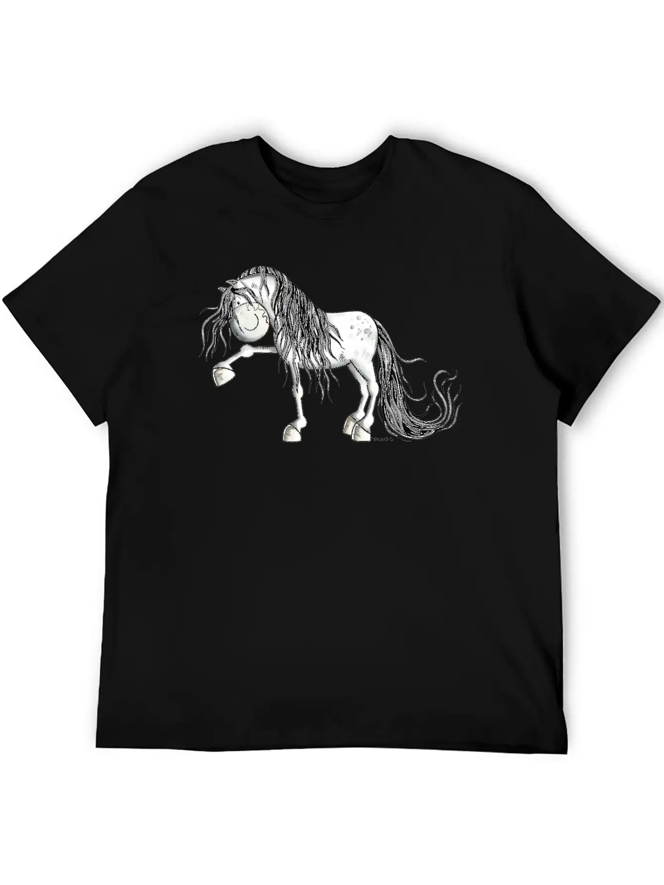 Andalusian Horse - Pura Raza - Horses - Gift Lightweight Cotton T-Shirt – Daily Comfort Graphic Shirt