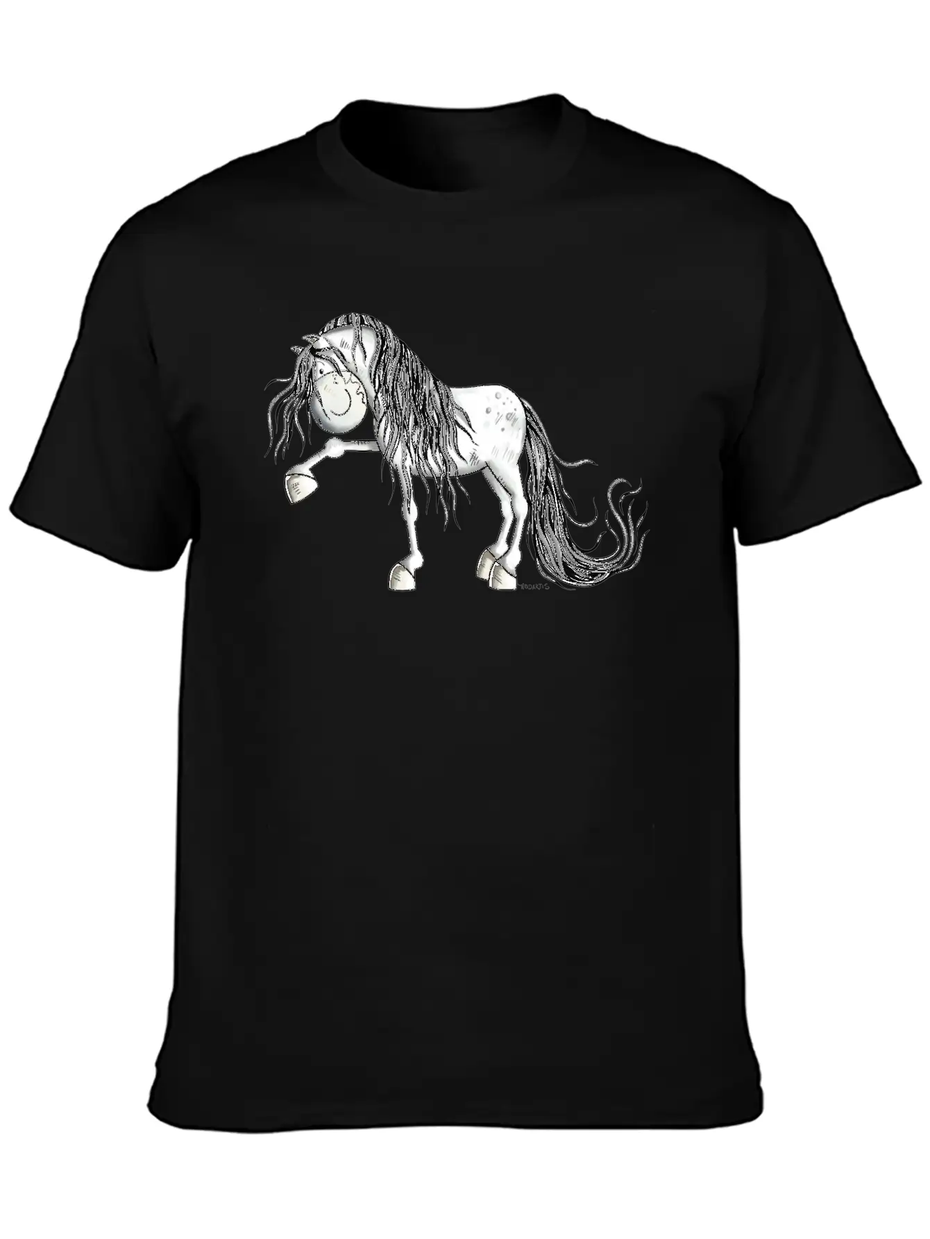 Andalusian Horse - Pura Raza - Horses - Gift Lightweight Cotton T-Shirt – Daily Comfort Graphic Shirt