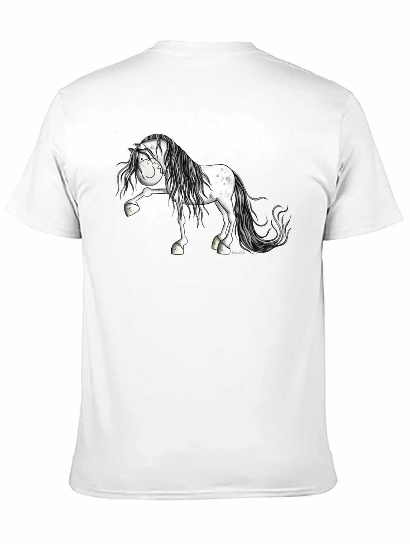 Andalusian Horse - Pura Raza - Horses - Gift Lightweight Cotton T-Shirt – Daily Comfort Graphic Shirt