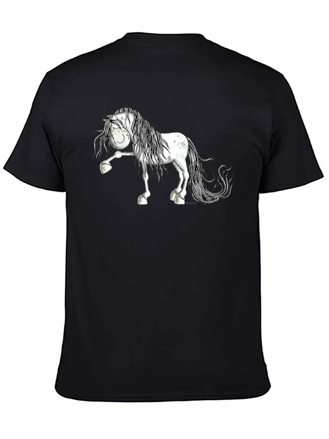 Andalusian Horse - Pura Raza - Horses - Gift Lightweight Cotton T-Shirt – Daily Comfort Graphic Shirt