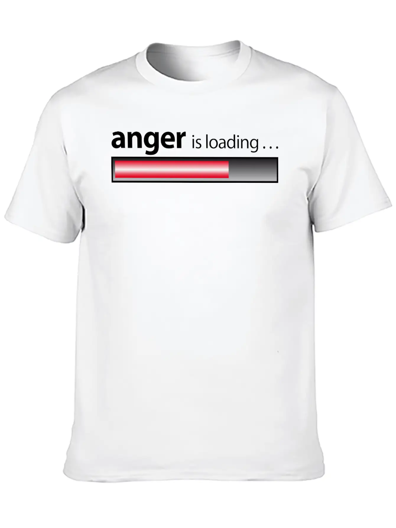 Anger Is Loading / Anger / Fury Lightweight Cotton T-Shirt – Daily Comfort Graphic Shirt