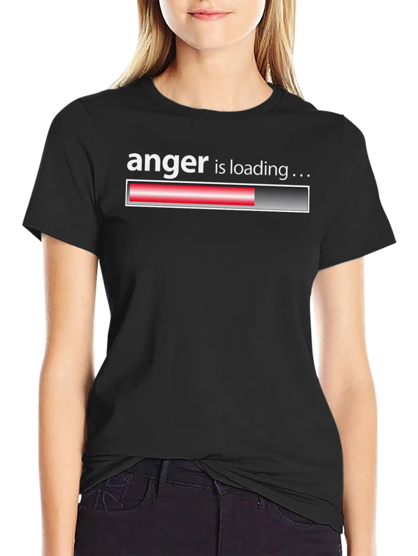 Anger Is Loading / Anger / Fury Lightweight Cotton T-Shirt – Daily Comfort Graphic Shirt