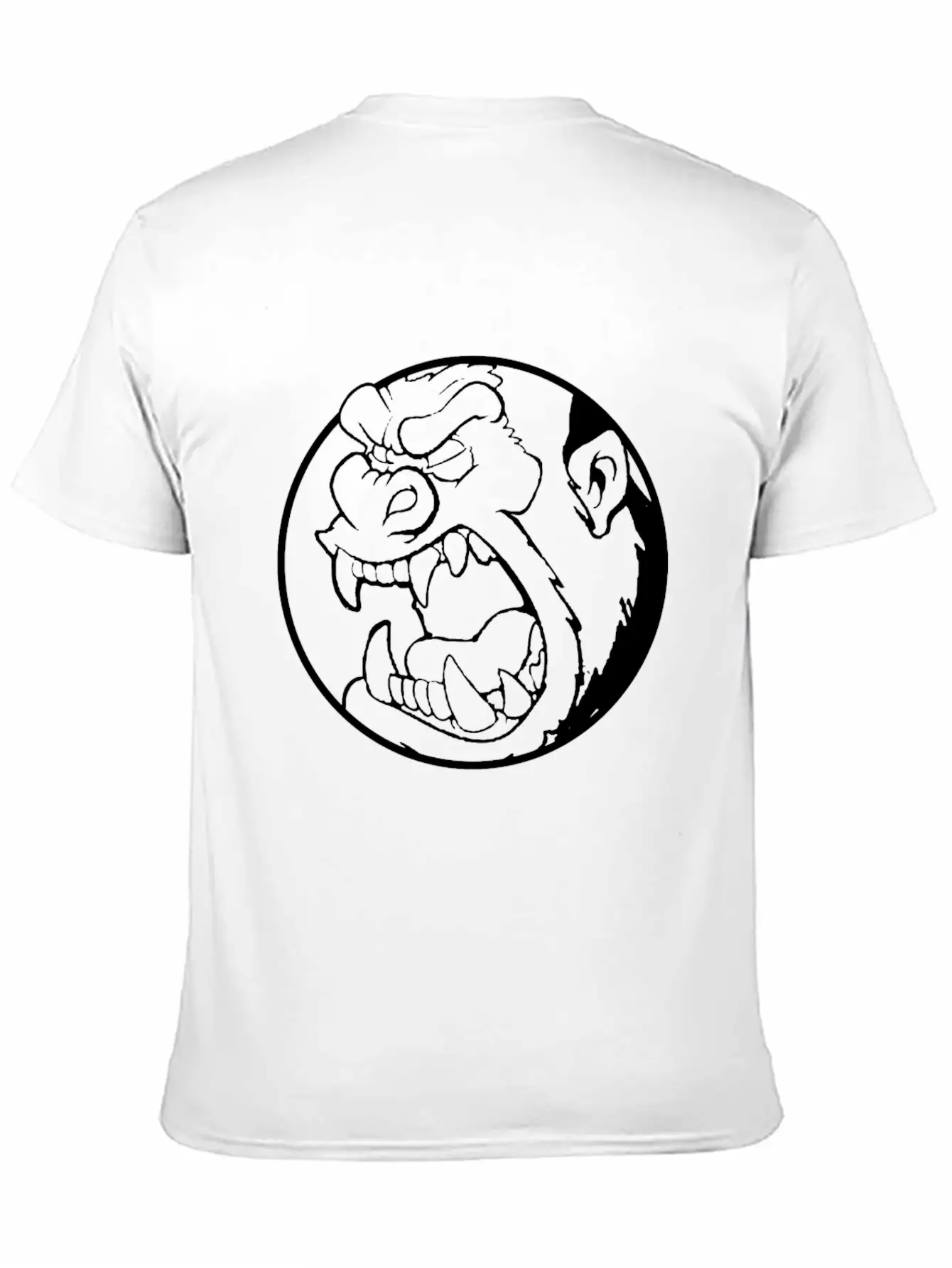 Angry Gorilla - Mad Monkey - Gorilla Lightweight Cotton T-Shirt – Daily Comfort Graphic Shirt