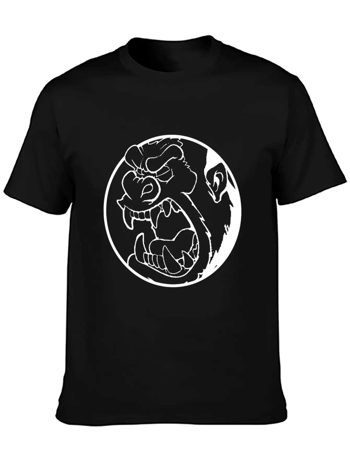 Angry Gorilla - Mad Monkey - Gorilla Lightweight Cotton T-Shirt – Daily Comfort Graphic Shirt