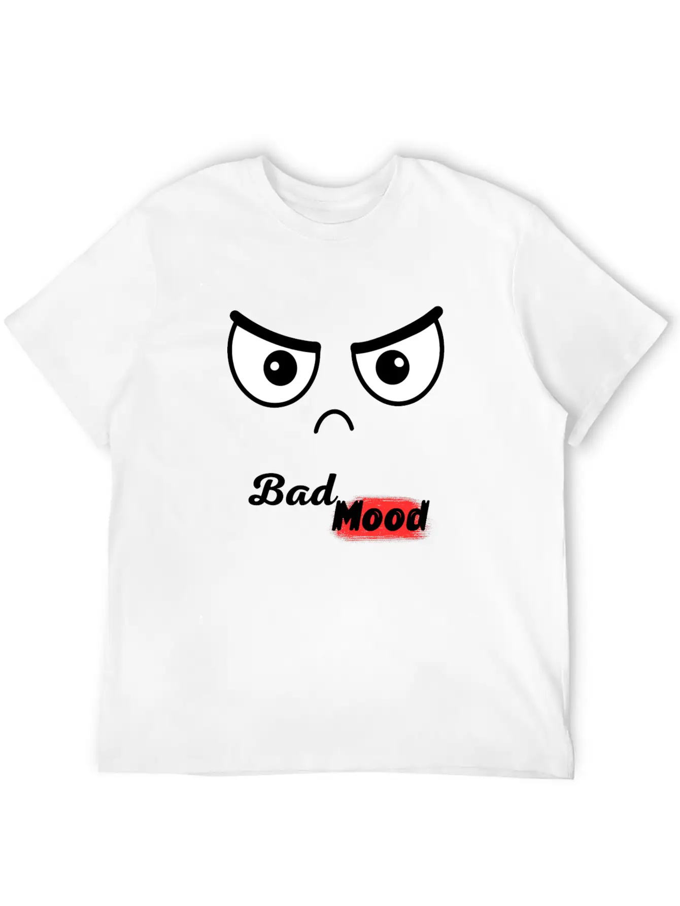 Angry Lightweight Cotton T-Shirt – Daily Comfort Graphic Shirt