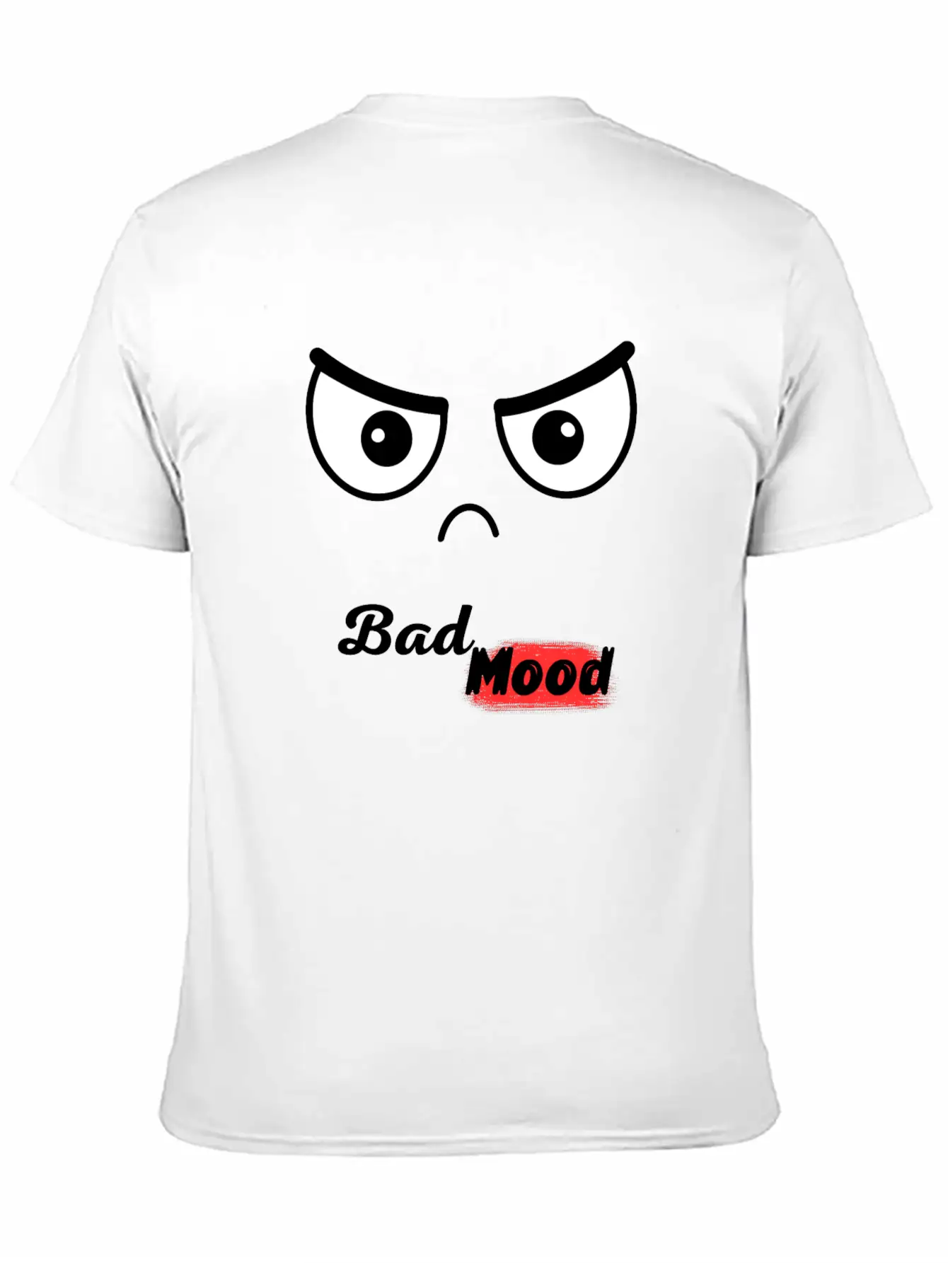 Angry Lightweight Cotton T-Shirt – Daily Comfort Graphic Shirt