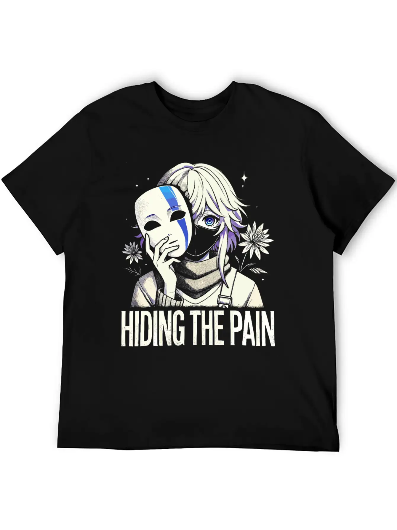 Anime Emo Goth Kawaii Otaku Manga Alternative Lightweight Cotton T-Shirt – Daily Comfort Graphic Shirt