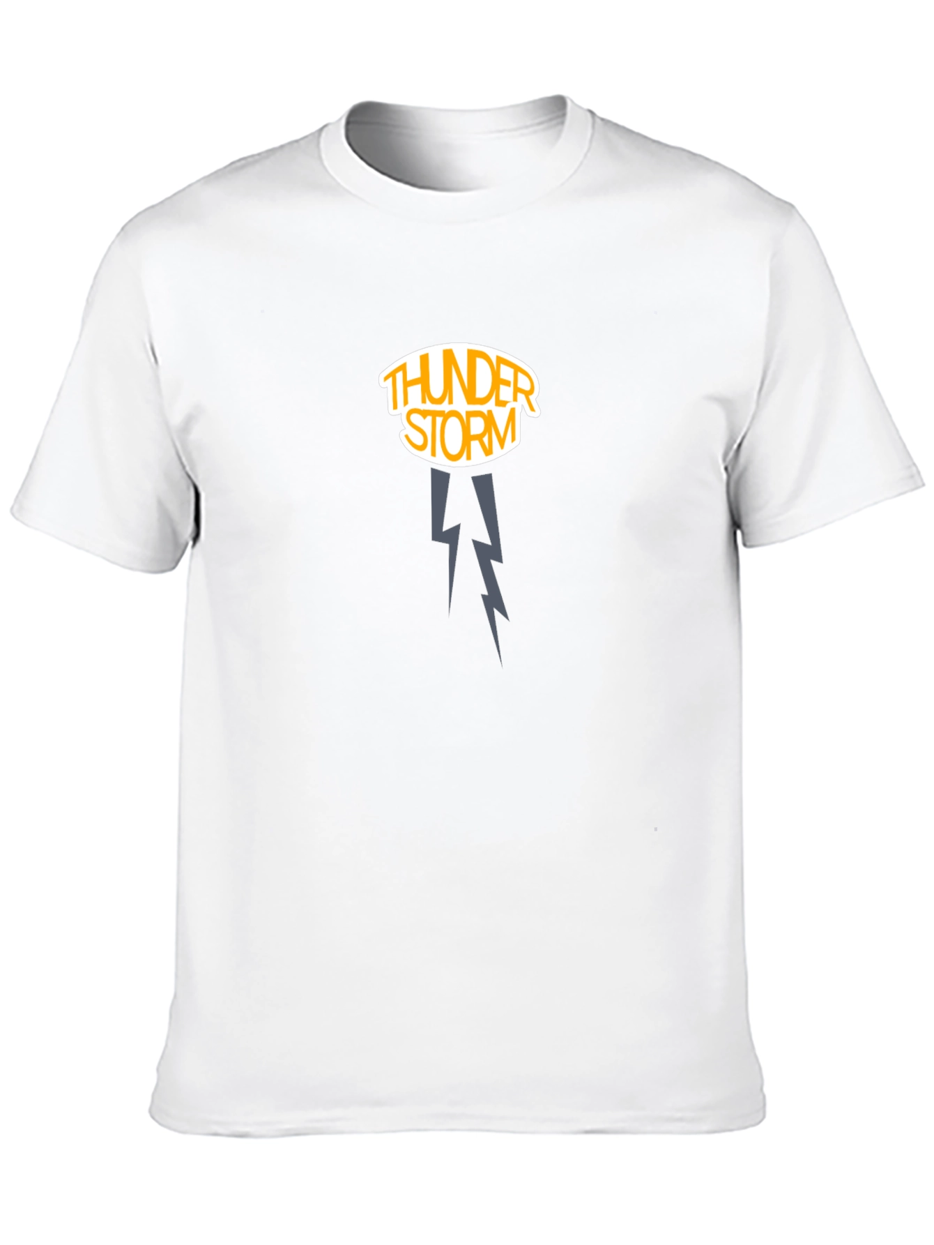 Thunderstorm Graphic Tee - Dark Cotton Shirt