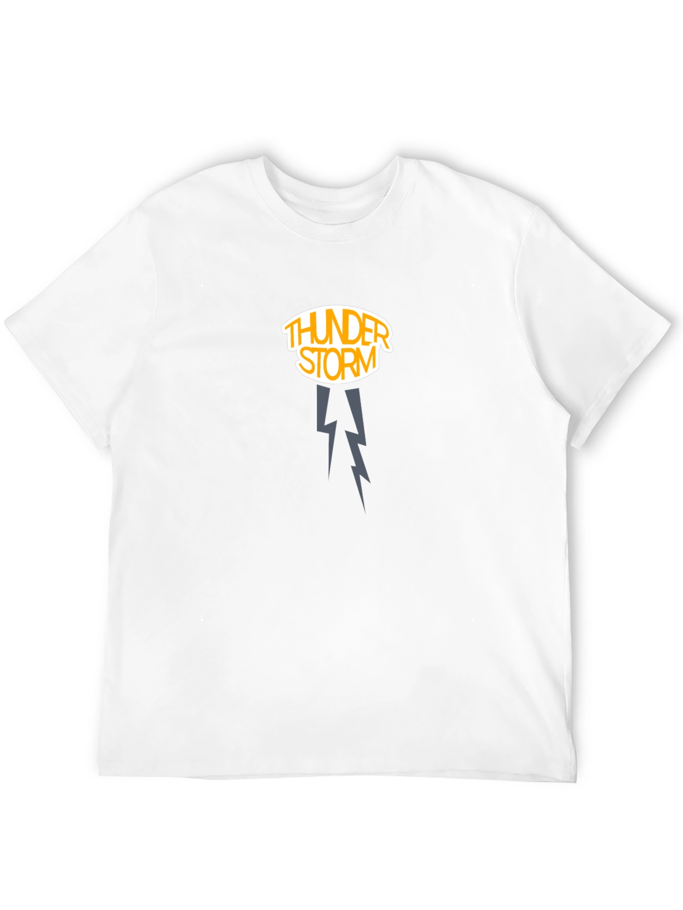 Thunderstorm Graphic Tee - Dark Cotton Shirt