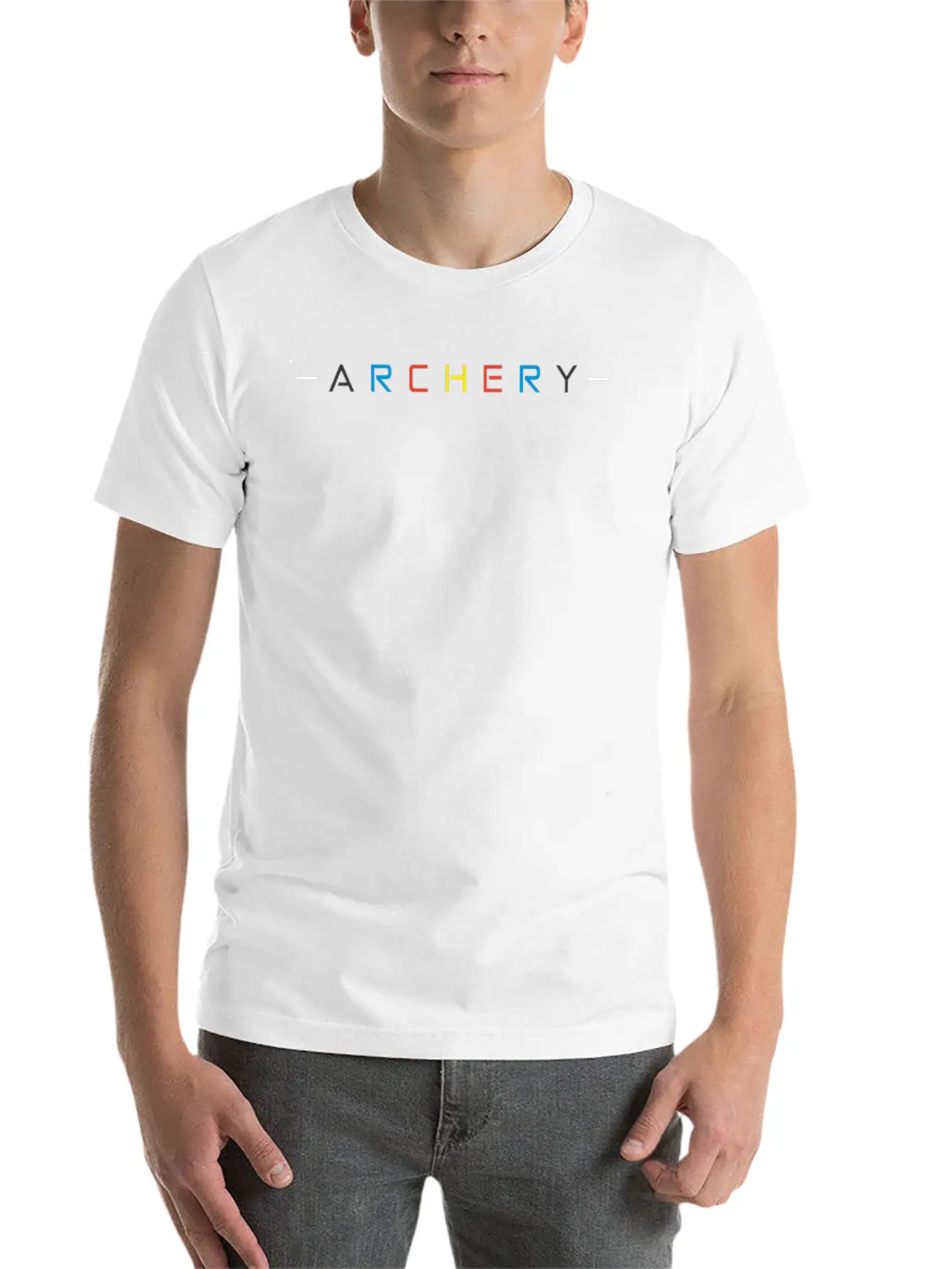 Archery Simply Plain Target Colors Lightweight Cotton T-Shirt – Daily Comfort Graphic Shirt
