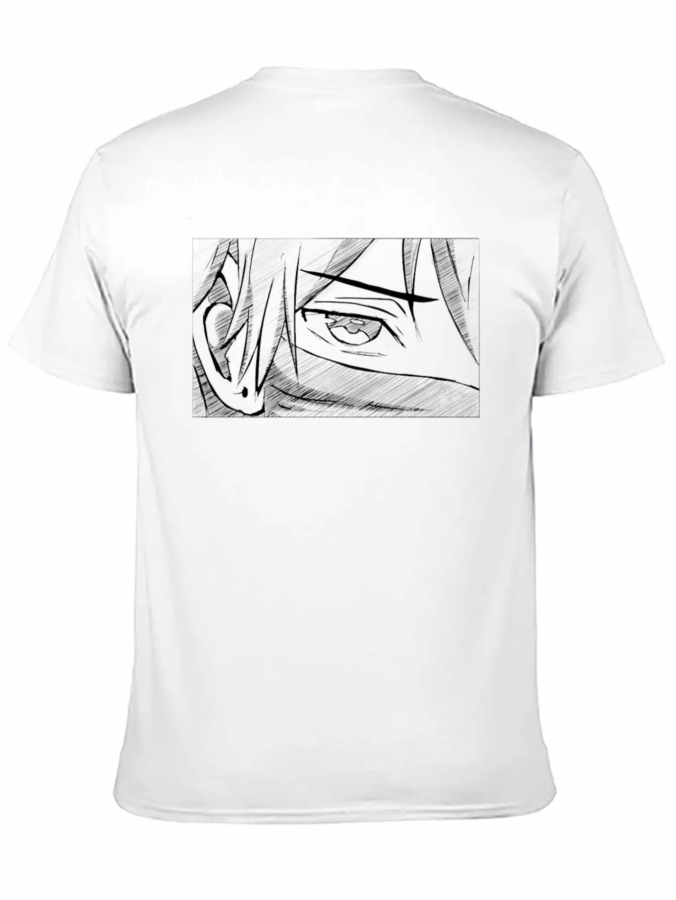 Art Academia Aesthetic Japanese Anime Boy Eye Lightweight Cotton T-Shirt – Daily Comfort Graphic Shirt