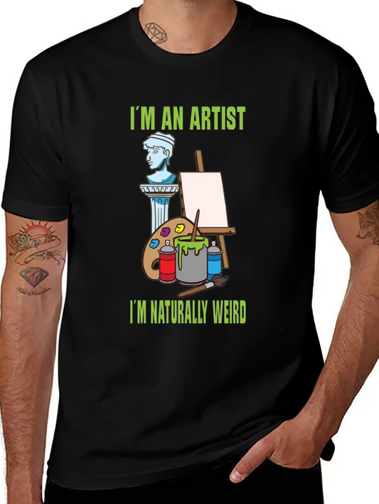 Artist Painting Painter Art Paint Art Teacher Lightweight Cotton T-Shirt – Daily Comfort Graphic Shirt