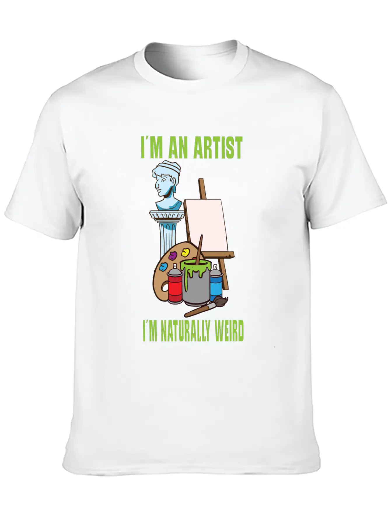 Artist Painting Painter Art Paint Art Teacher Lightweight Cotton T-Shirt – Daily Comfort Graphic Shirt