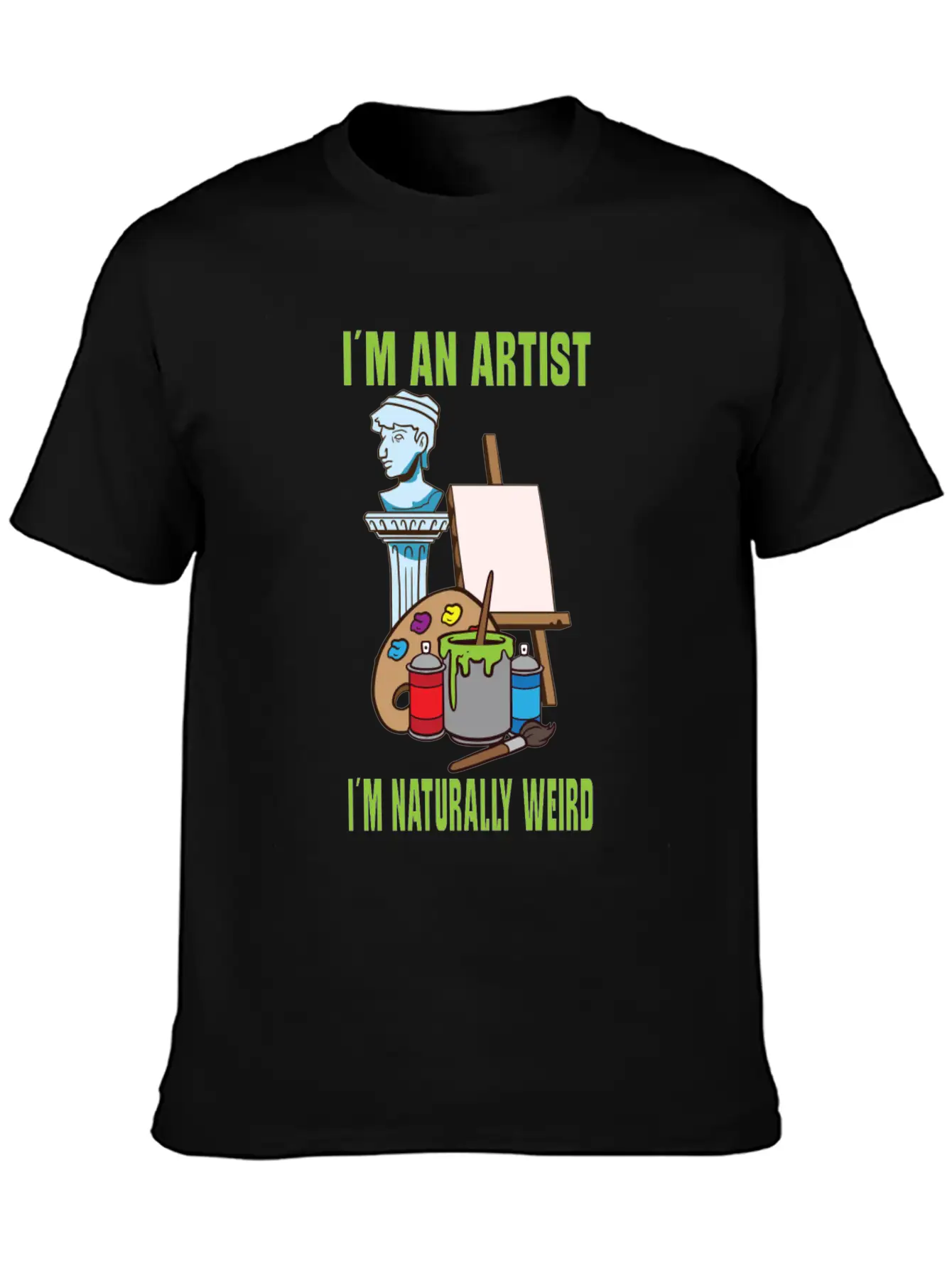 Artist Painting Painter Art Paint Art Teacher Lightweight Cotton T-Shirt – Daily Comfort Graphic Shirt