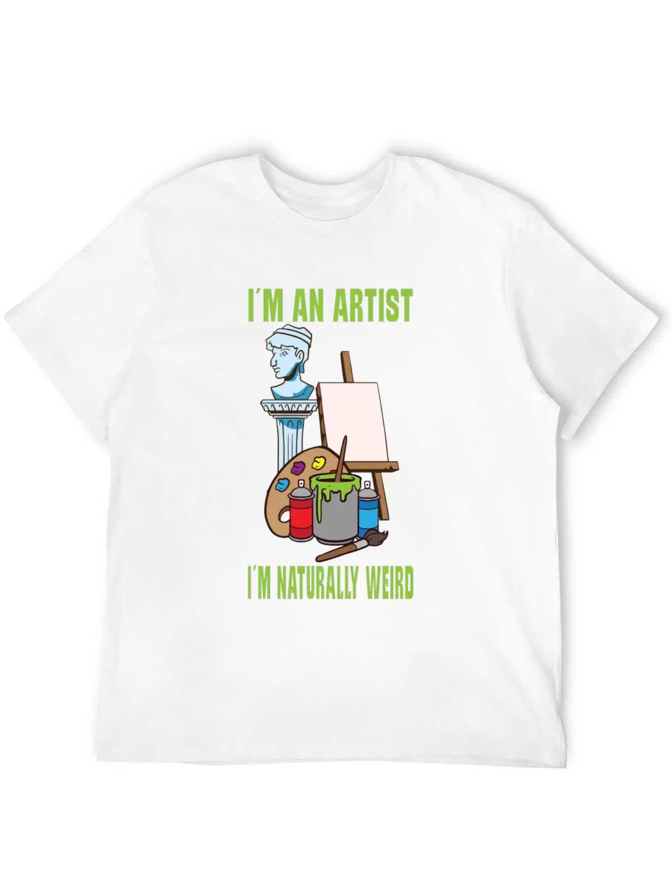 Artist Painting Painter Art Paint Art Teacher Lightweight Cotton T-Shirt – Daily Comfort Graphic Shirt