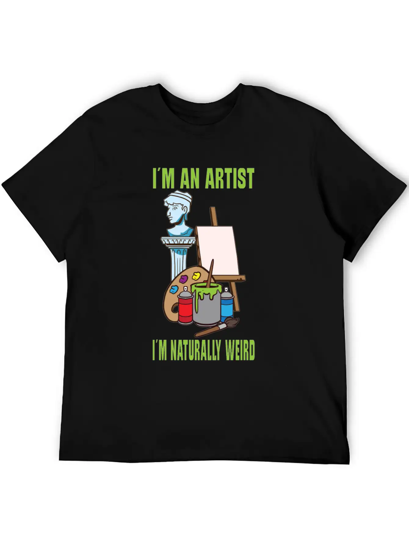 Artist Painting Painter Art Paint Art Teacher Lightweight Cotton T-Shirt – Daily Comfort Graphic Shirt