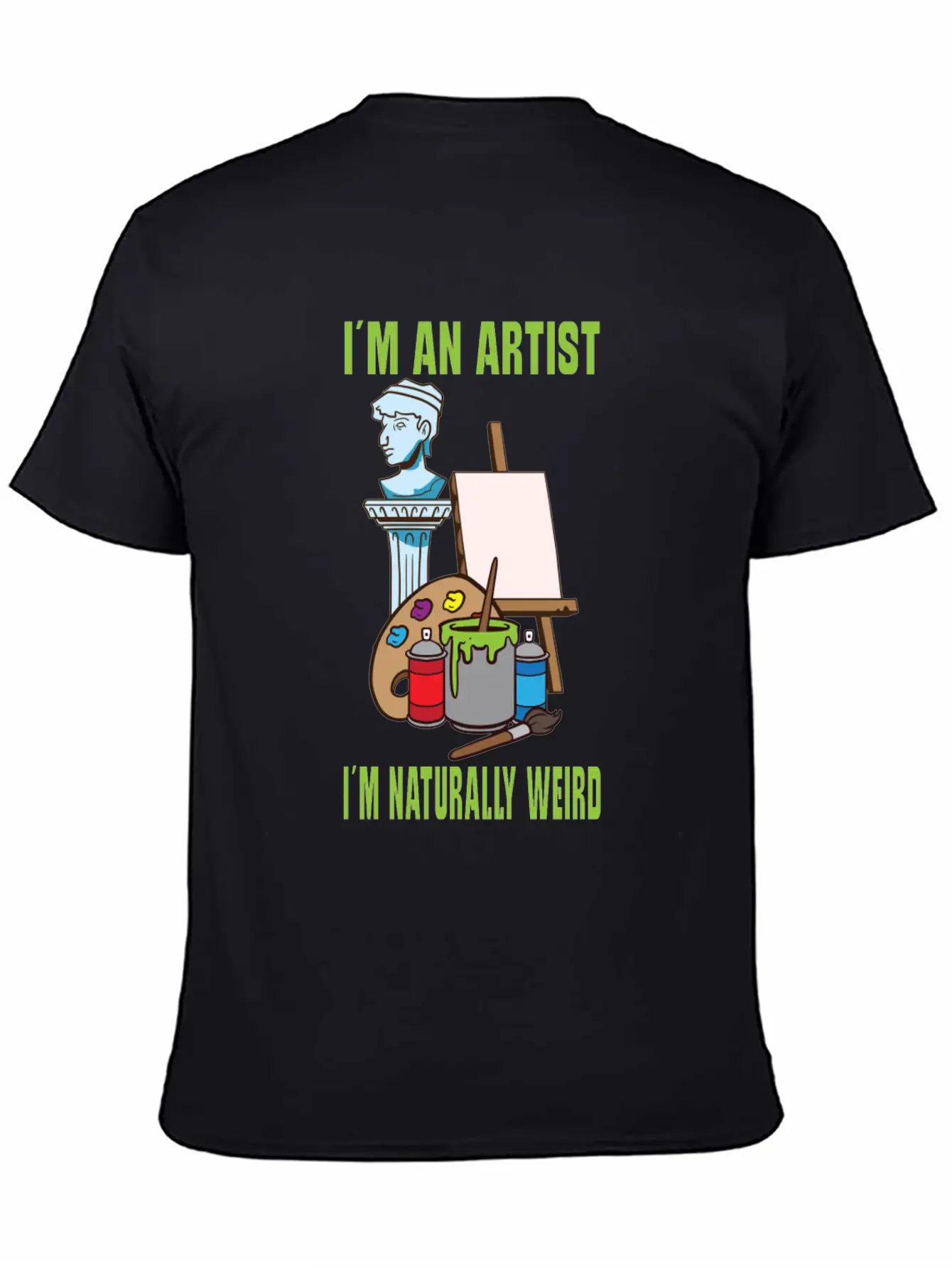 Artist Painting Painter Art Paint Art Teacher Lightweight Cotton T-Shirt – Daily Comfort Graphic Shirt
