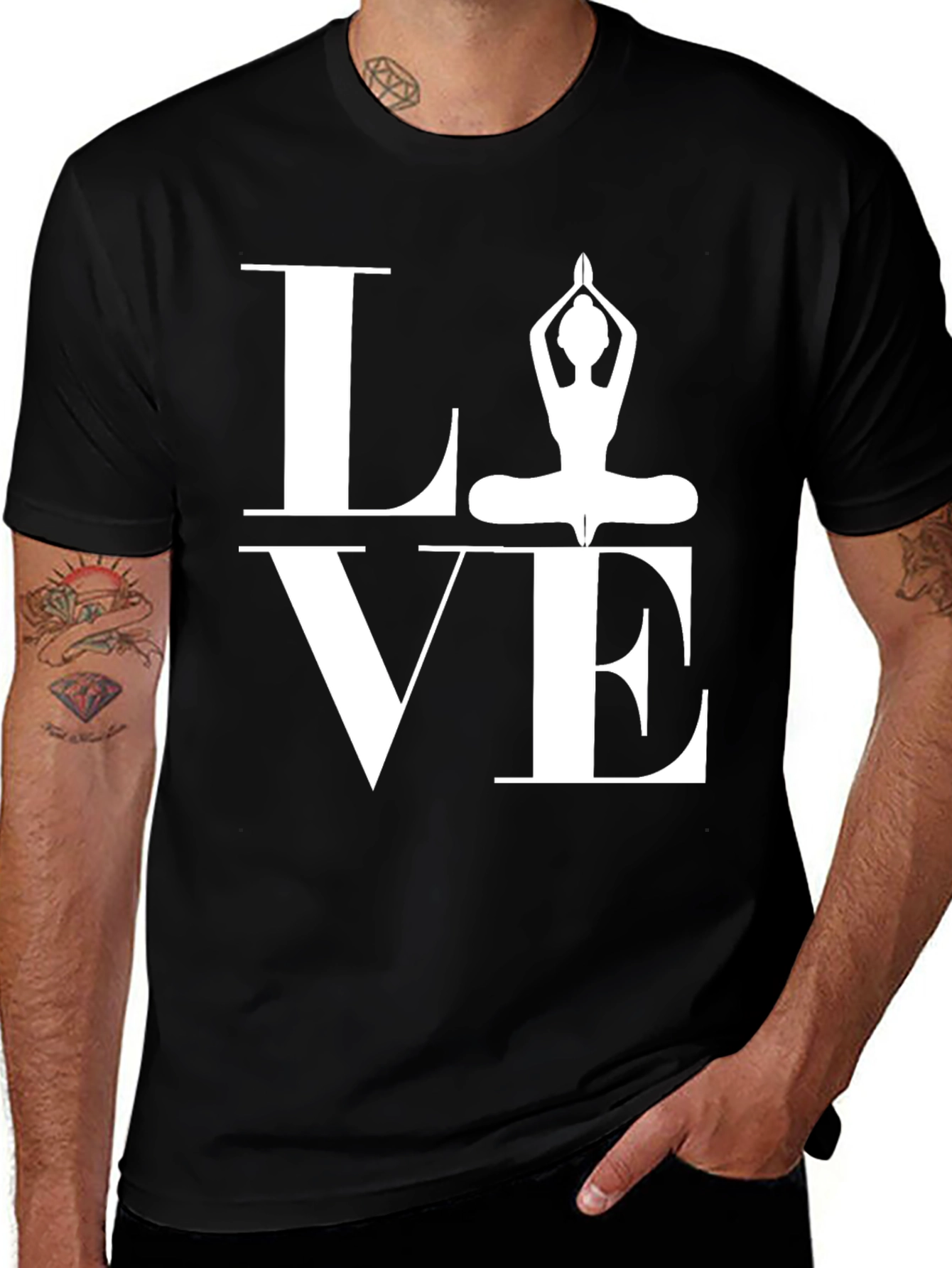 Yoga Love T-Shirt - Meditate in Style