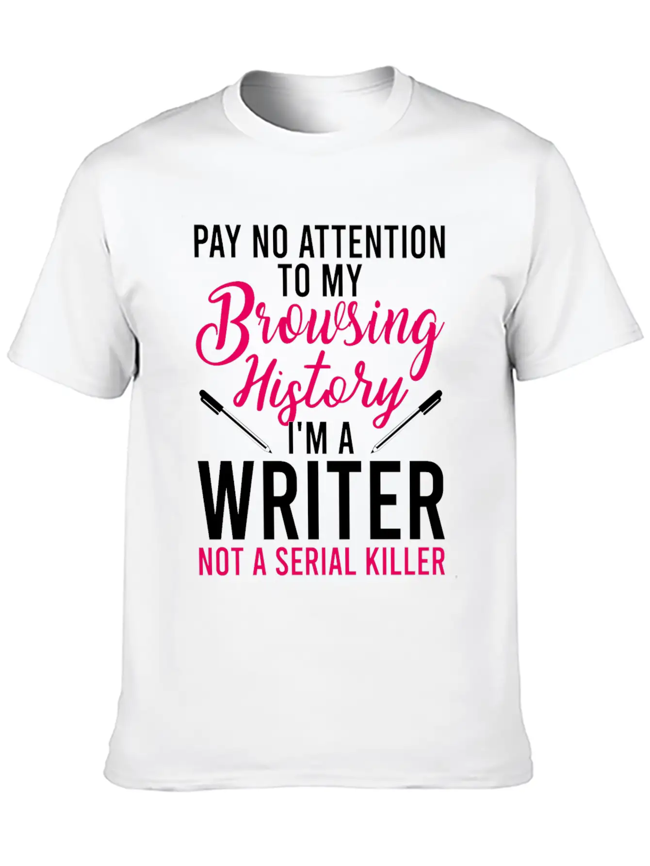 Author Book Writer Literature Bookworm Writing Lightweight Cotton T-Shirt – Daily Comfort Graphic Shirt