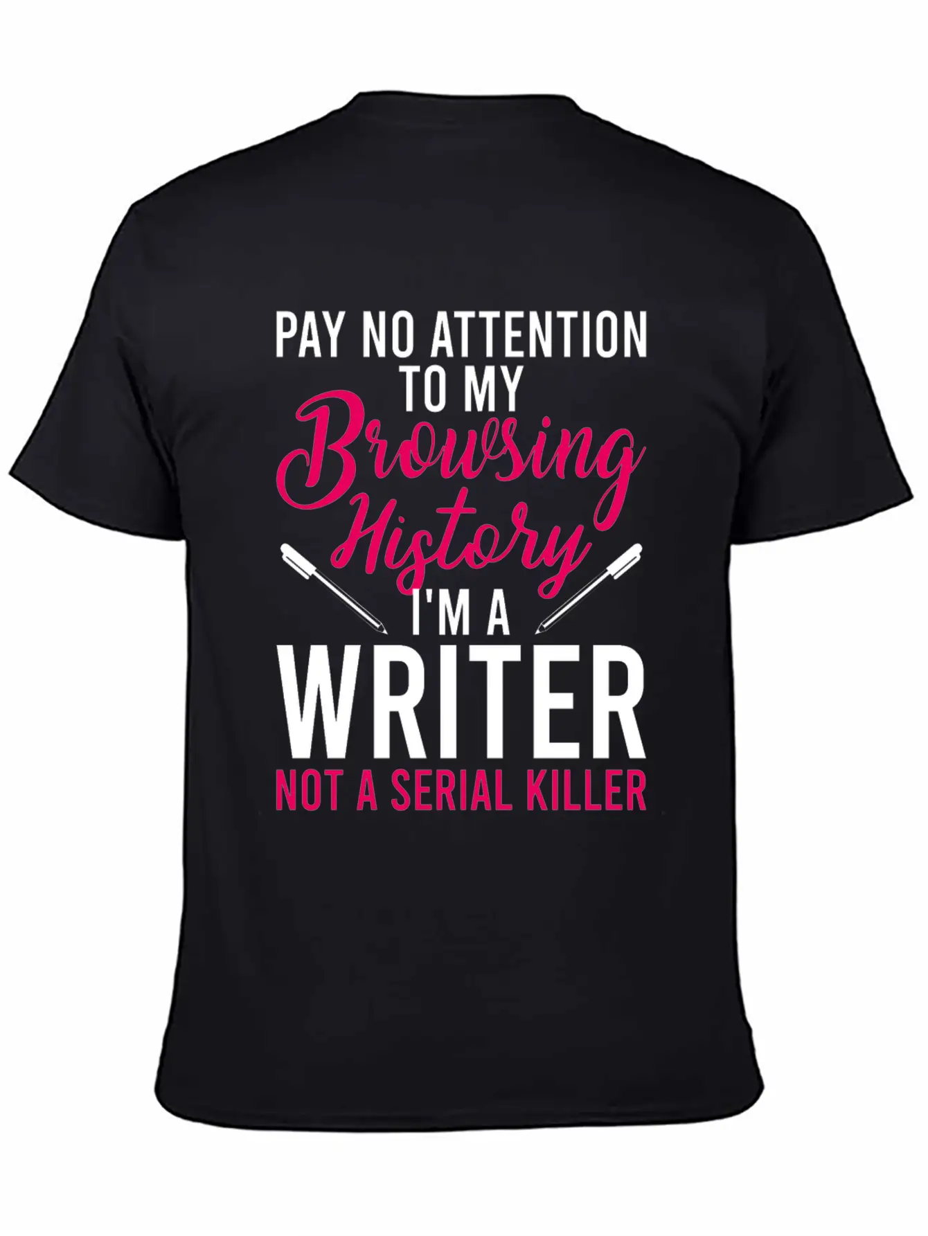 Author Book Writer Literature Bookworm Writing Lightweight Cotton T-Shirt – Daily Comfort Graphic Shirt