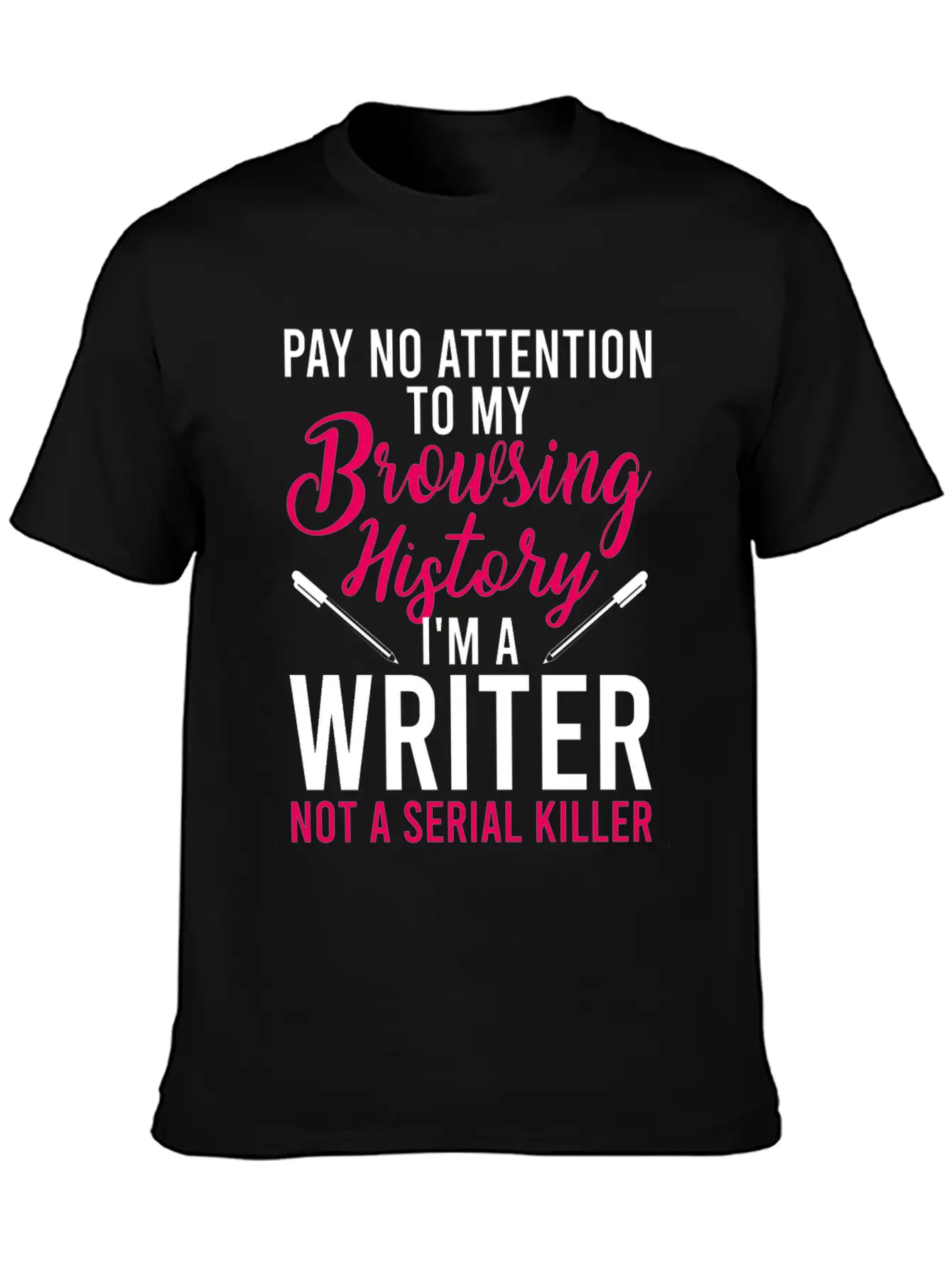 Author Book Writer Literature Bookworm Writing Lightweight Cotton T-Shirt – Daily Comfort Graphic Shirt